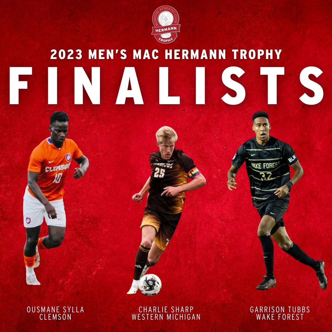 Congratulations to the 2023 Men&rsquo;s MAC Hermann Trophy Semifinalists! @unitedsoccercoaches #ncaasoccer #ncaamenssoccer #menscollegesoccer #collegesoccer #MACHermannTrophy

@dukemsoc @herdmsoccer @portlandmsoc @unhmenssoccer @smu_msoc @ndmensoccer