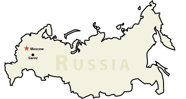 Location of Sarov Image Source: Red Kalinka