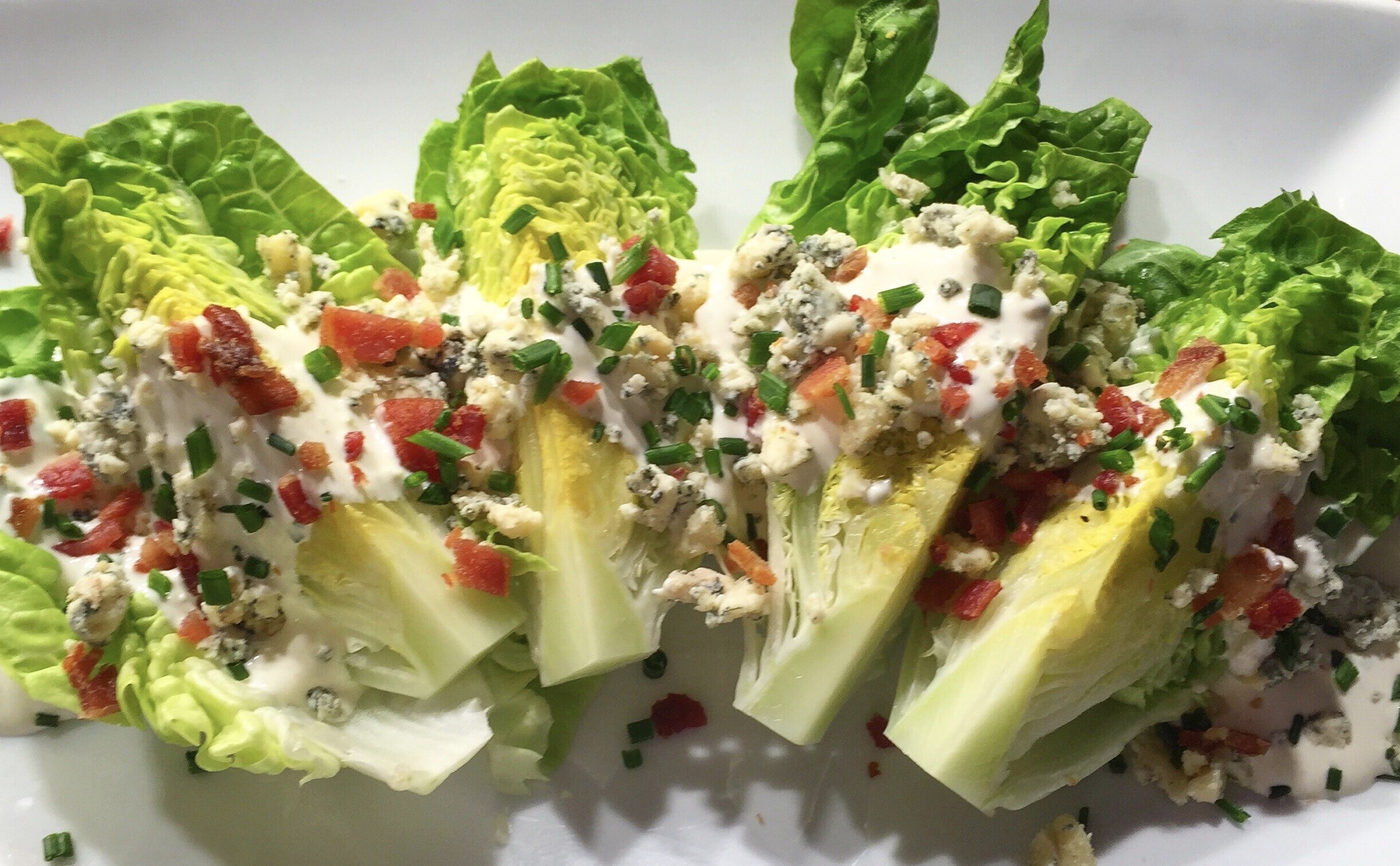 Little Gems With Blue Cheese Dressing Recipe 