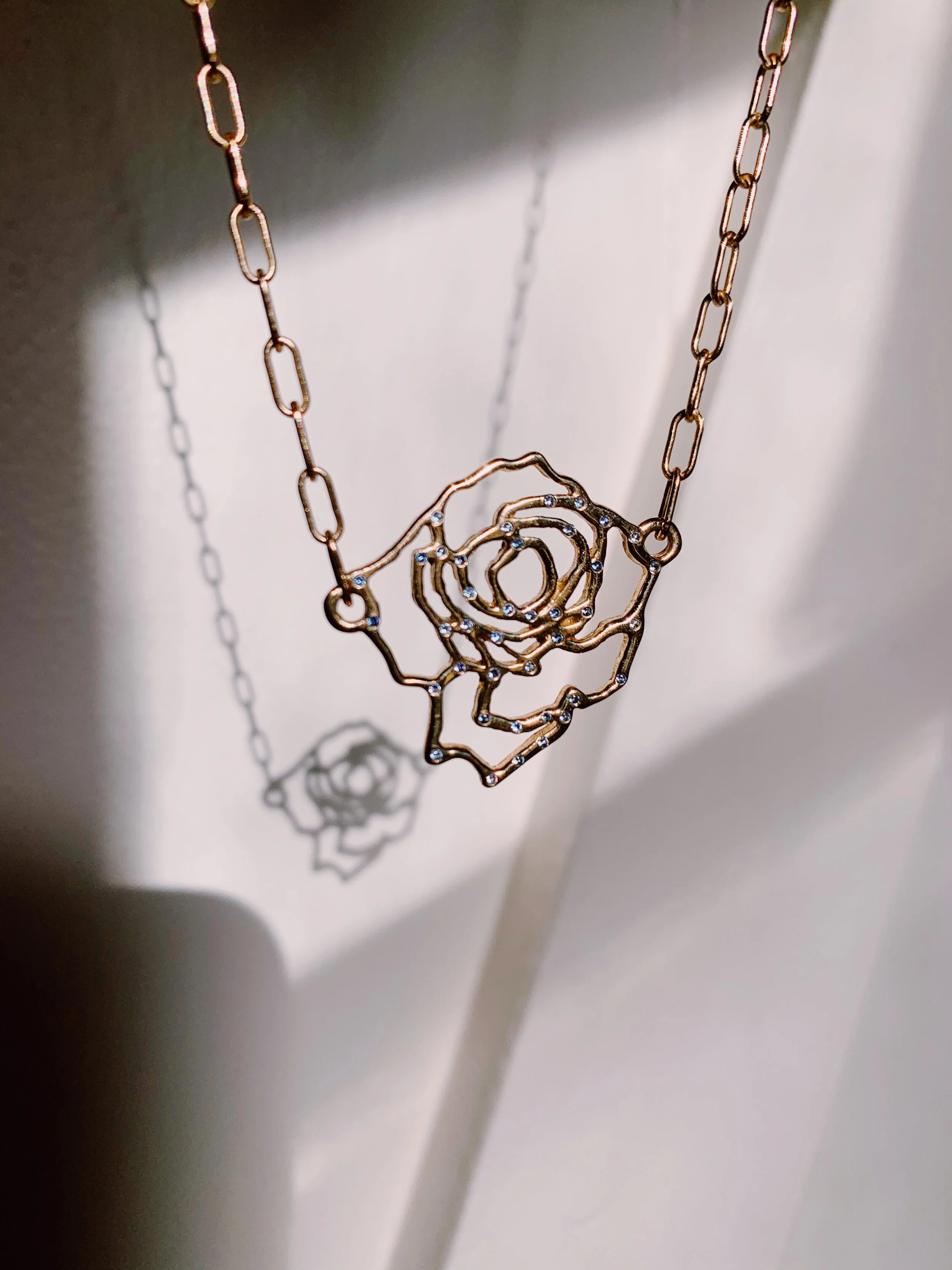 Sapphire Garden Necklace