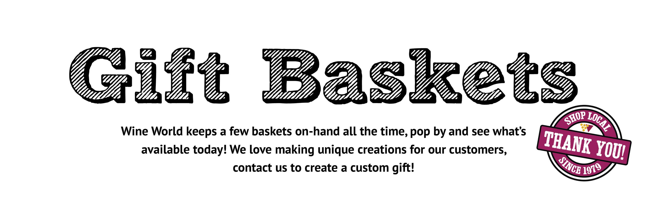 Shop Gift Baskets — Wine World