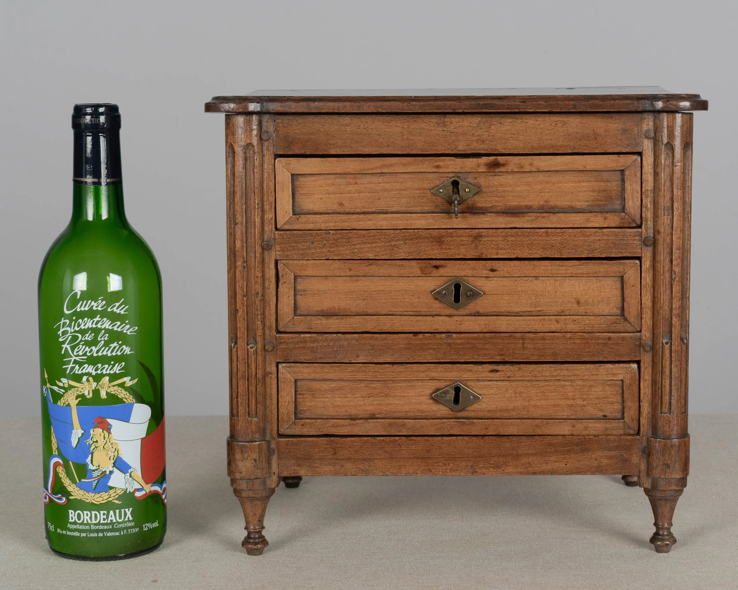 19th Century French Louis XVI Style Miniature Sampler Commode