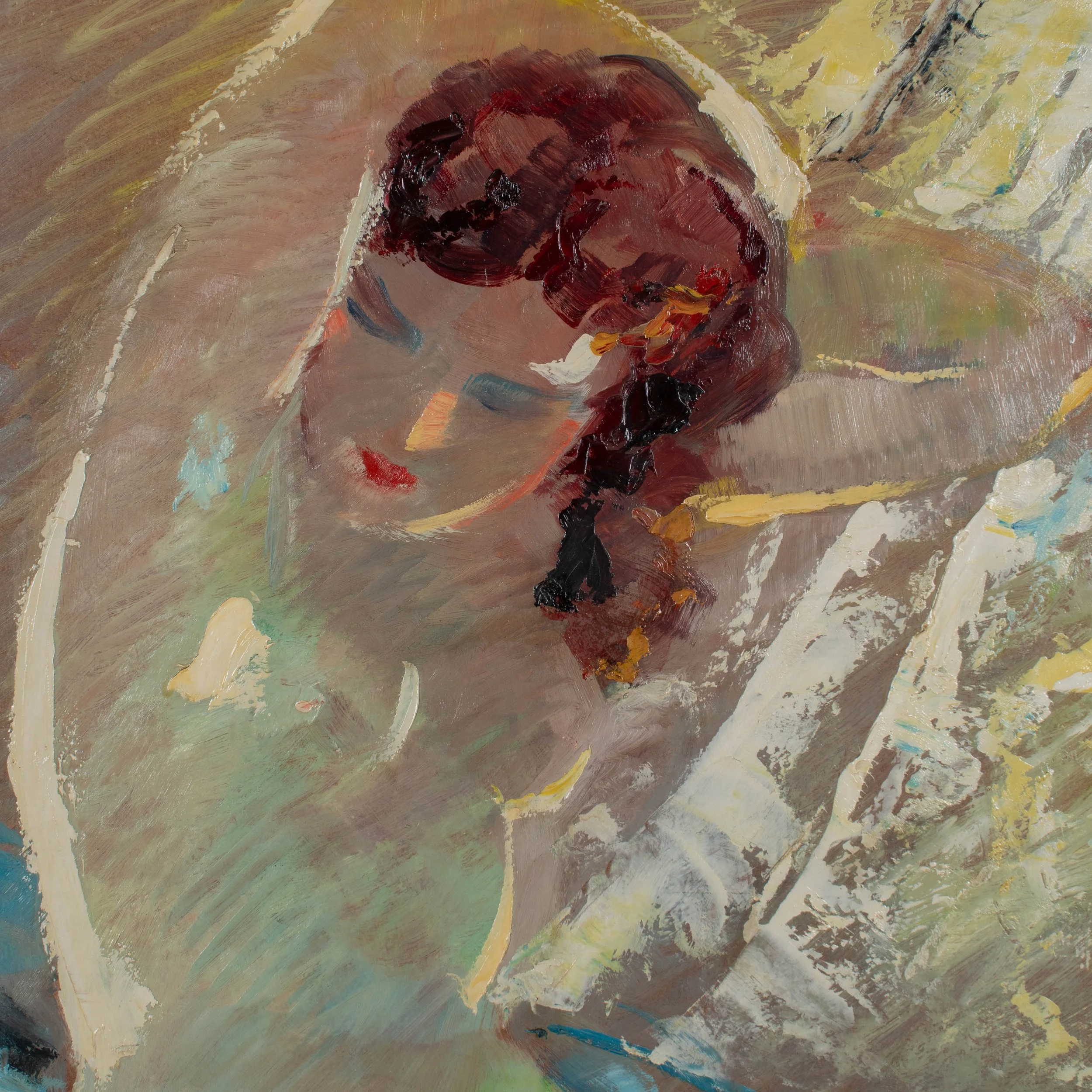 Robert Falcucci Female Nude Oil Painting