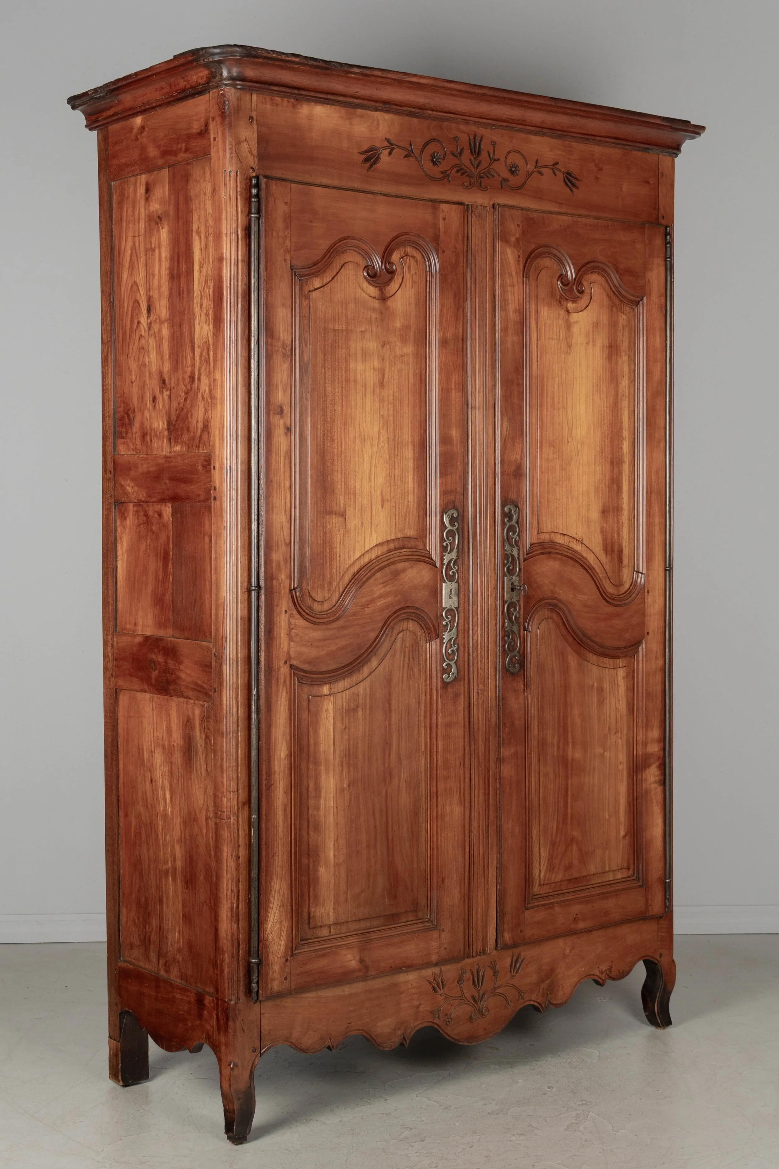 19th Century Louis XV Style French Armoire or Wardrobe