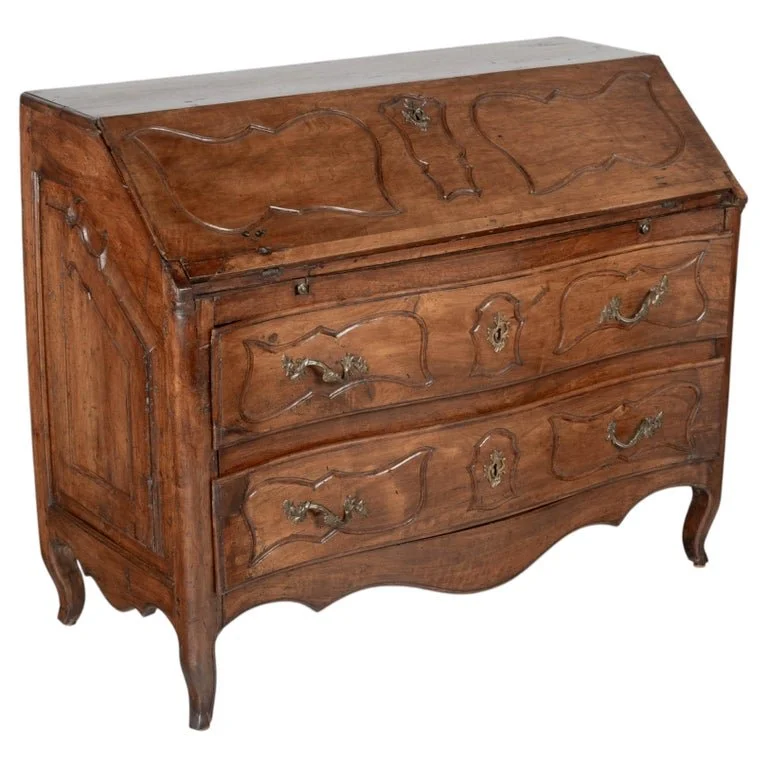 18th Century Louis XV Scriban or Slant Front Desk