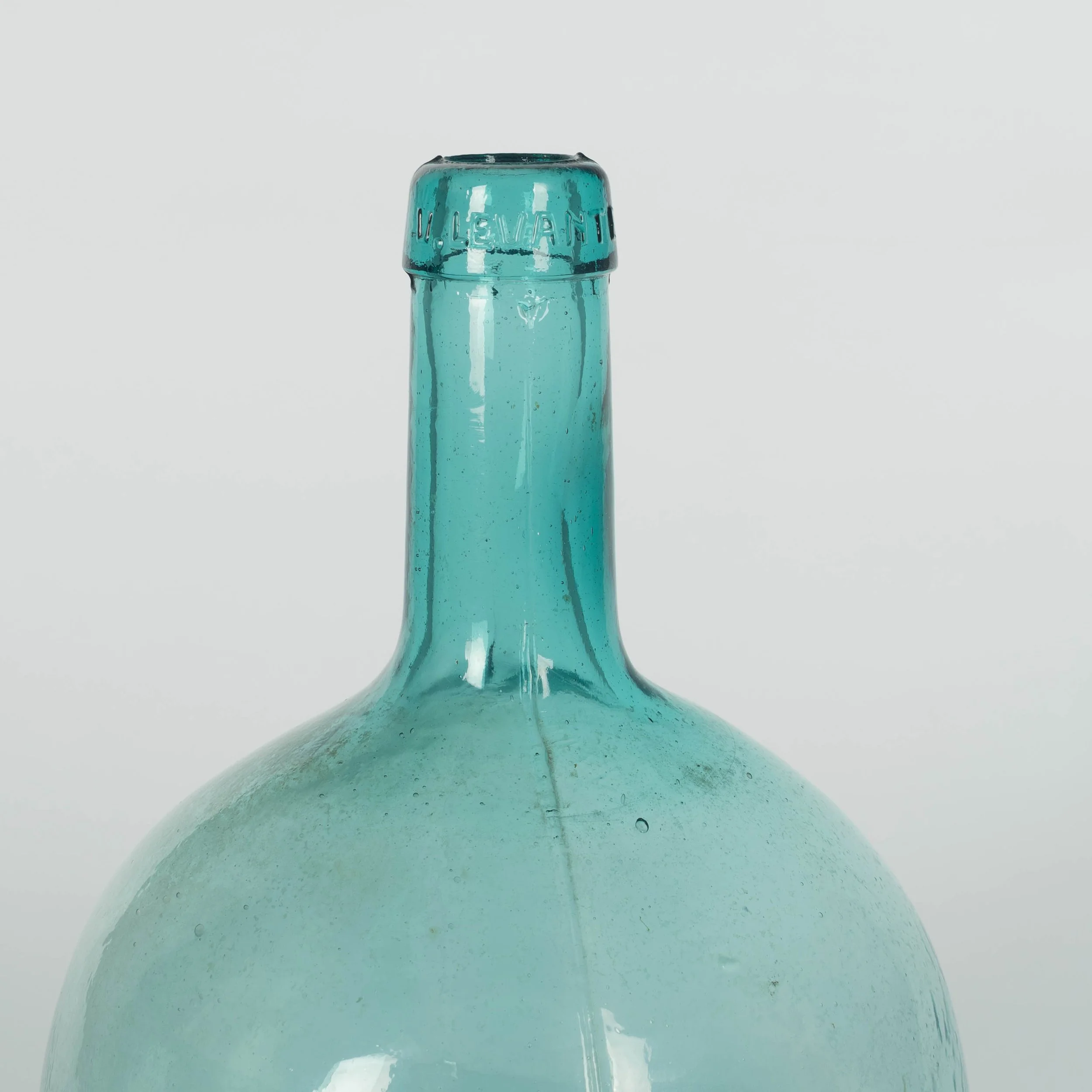 Vintage Blown Glass Demijohn Bottles