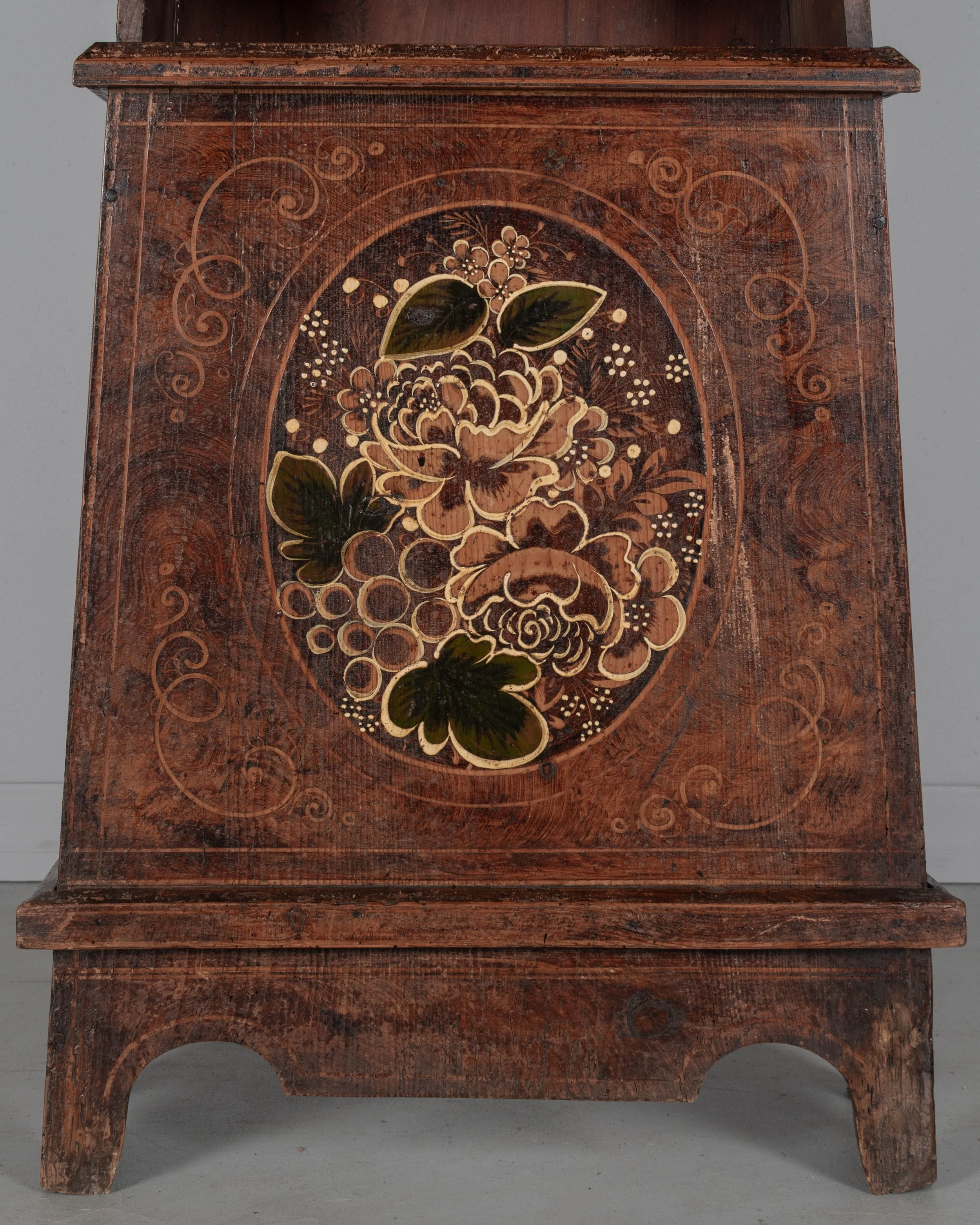 19th Century French Comtoise Grandfather Clock with Automated Pendulum