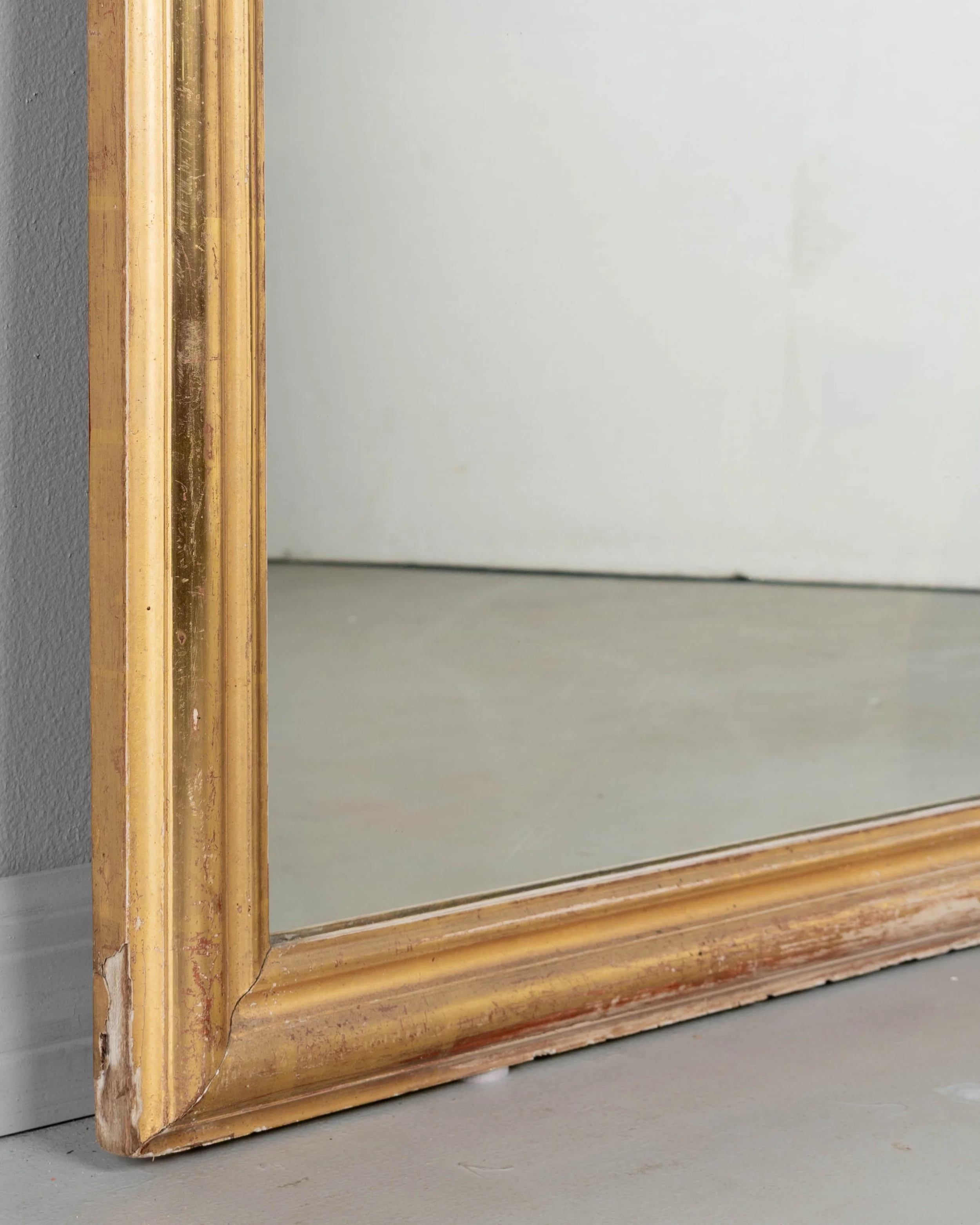 French Louis Philippe Style Gilded Mirror