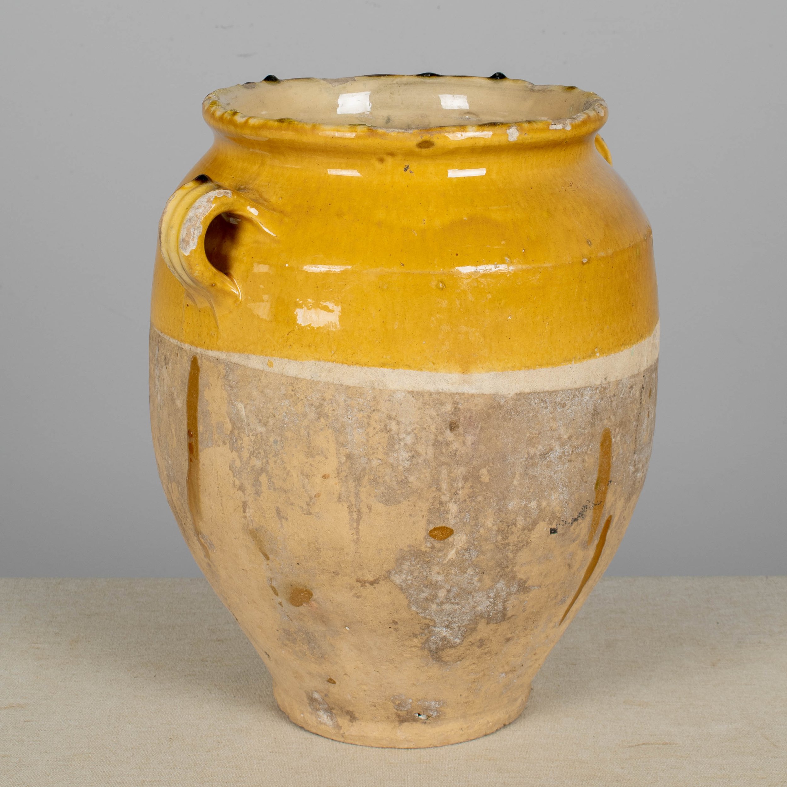 French Terracotta Vase or Pot à Confit