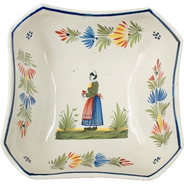 French Henriot Quimper Bowl Faience