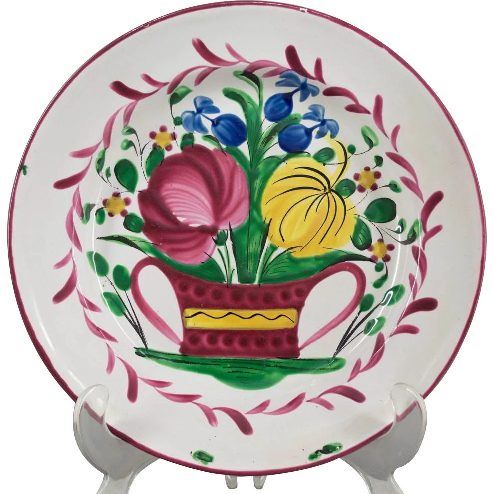 19th c. French Faience Plate