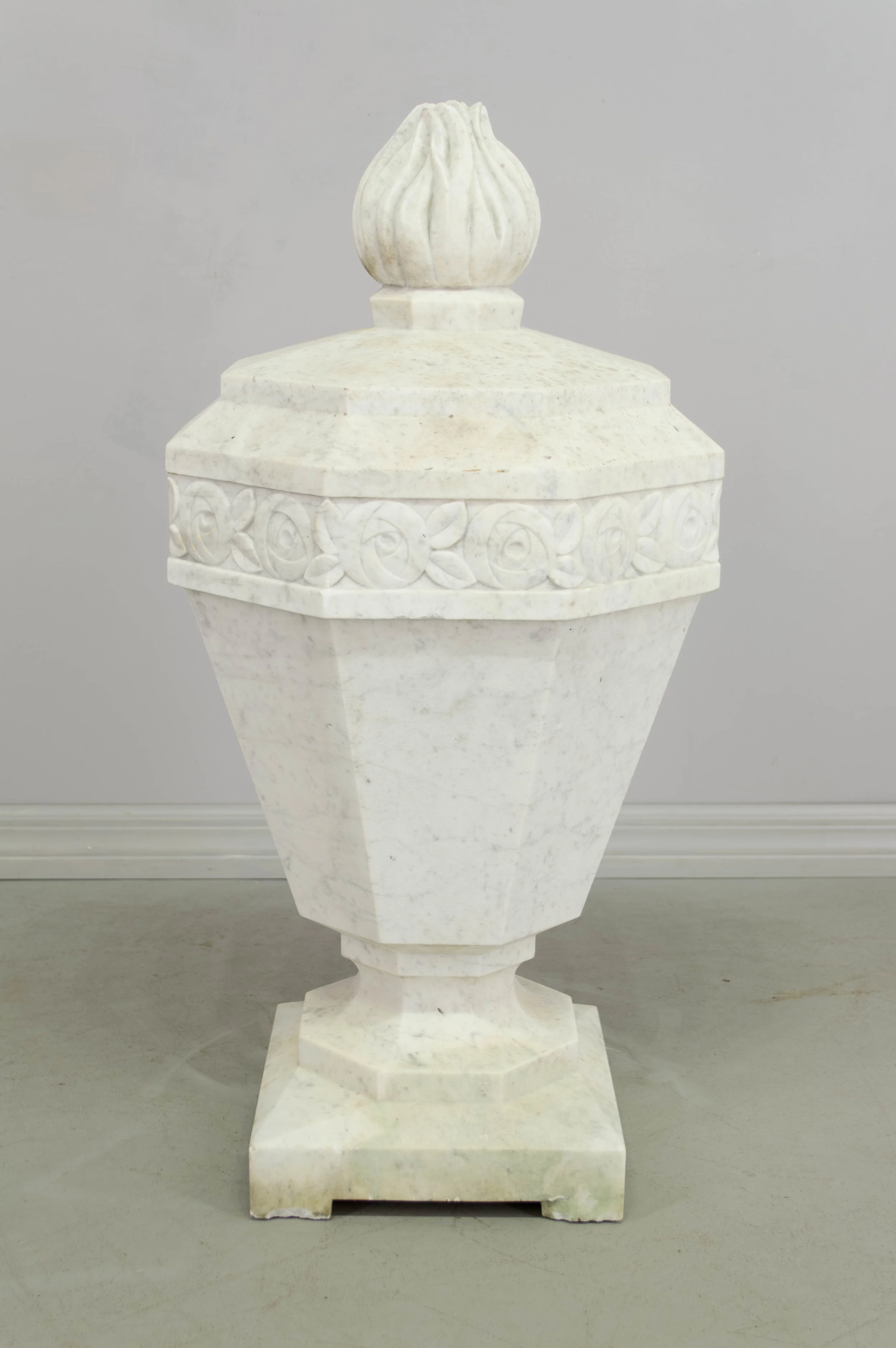 French Art Deco Marble Garden Sculpture