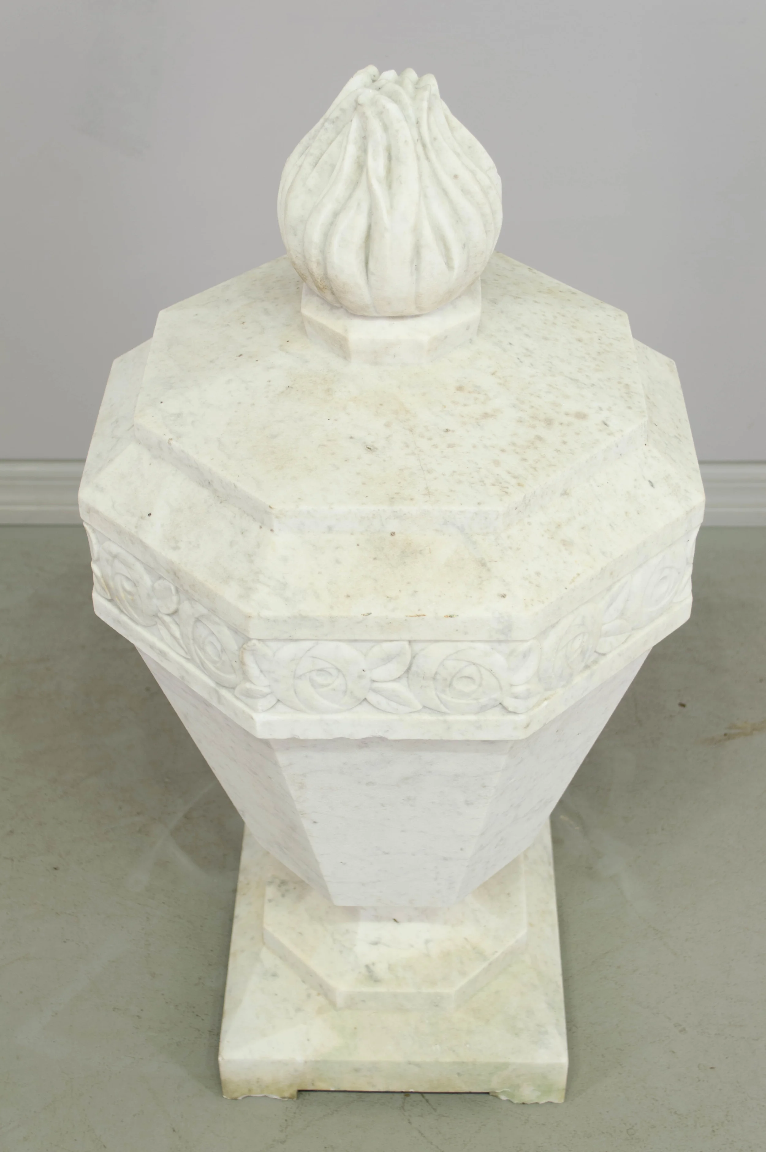 French Art Deco Marble Garden Sculpture
