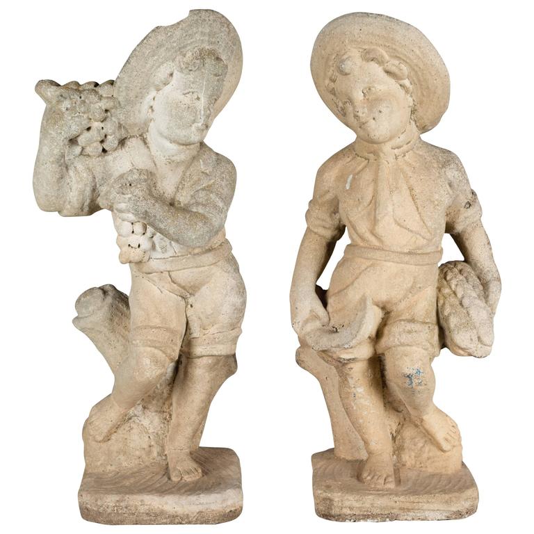 Olivier Fleury Antiques French Architectural And Garden Garden Antiques, Cast Stone Garden Statue