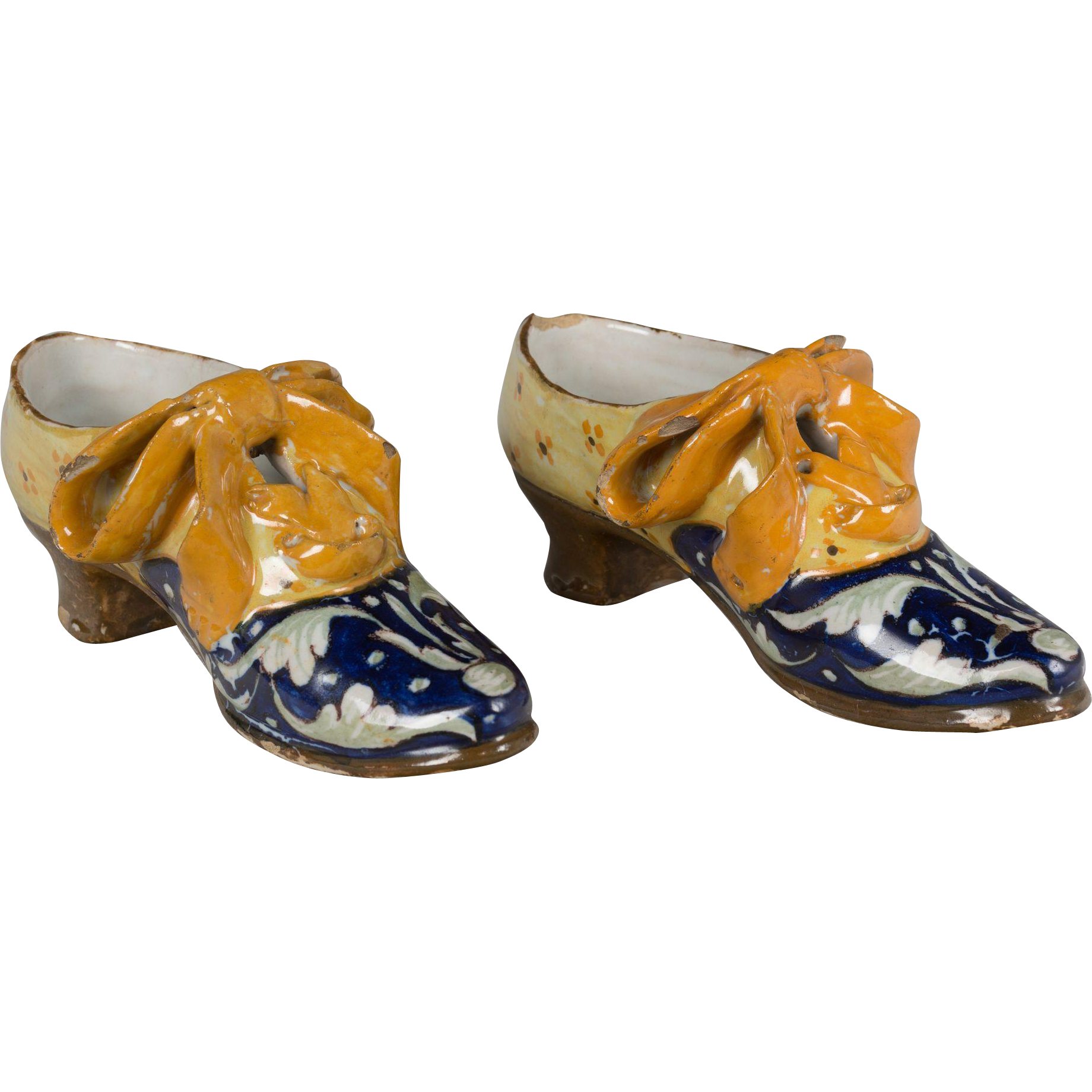 French Faience Shoes