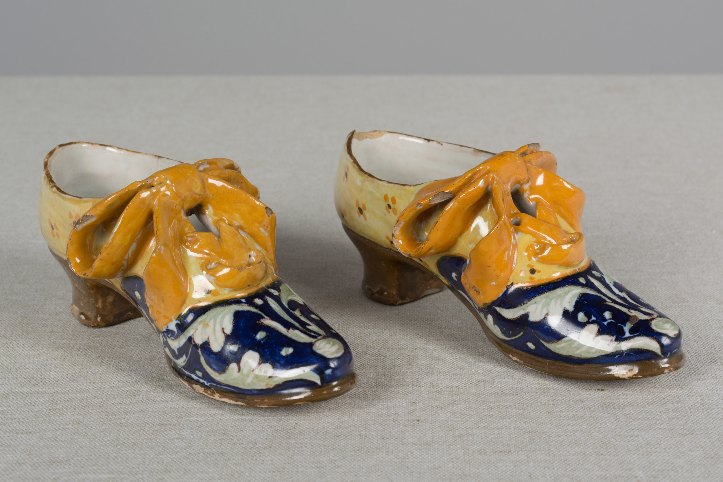 French Faience Shoes