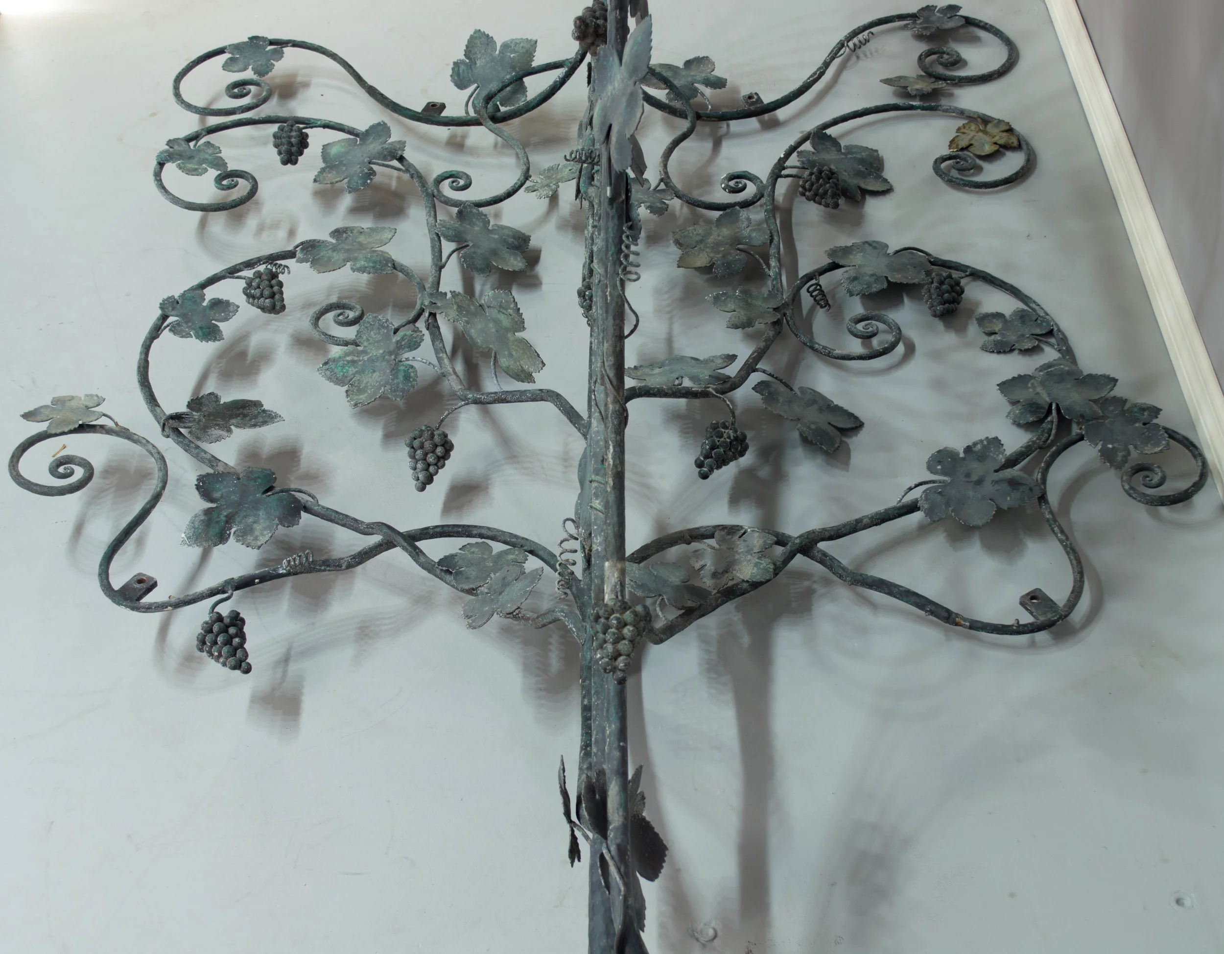 Large Wrought Iron Winery Sign