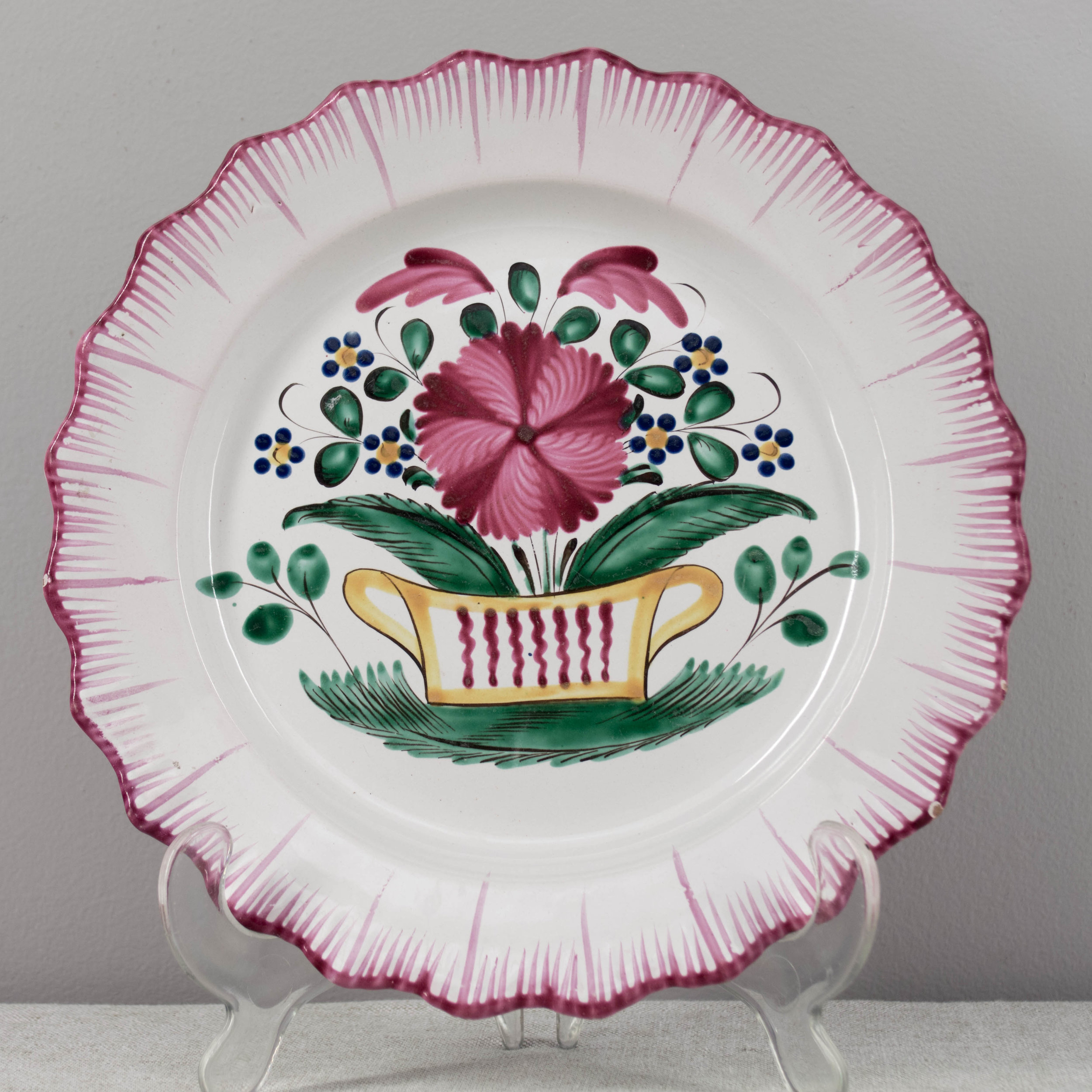 19th c. French Faience Plate