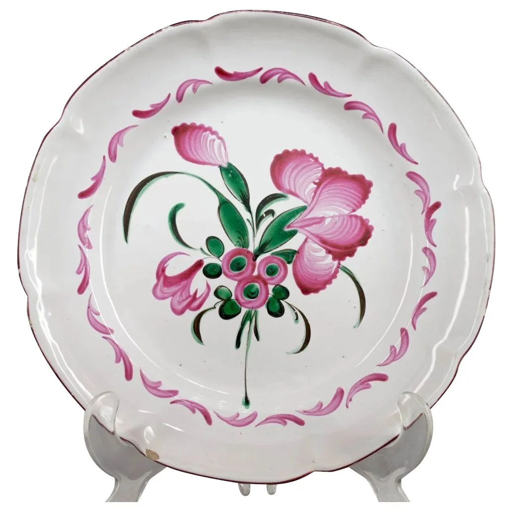 French Faience Plate