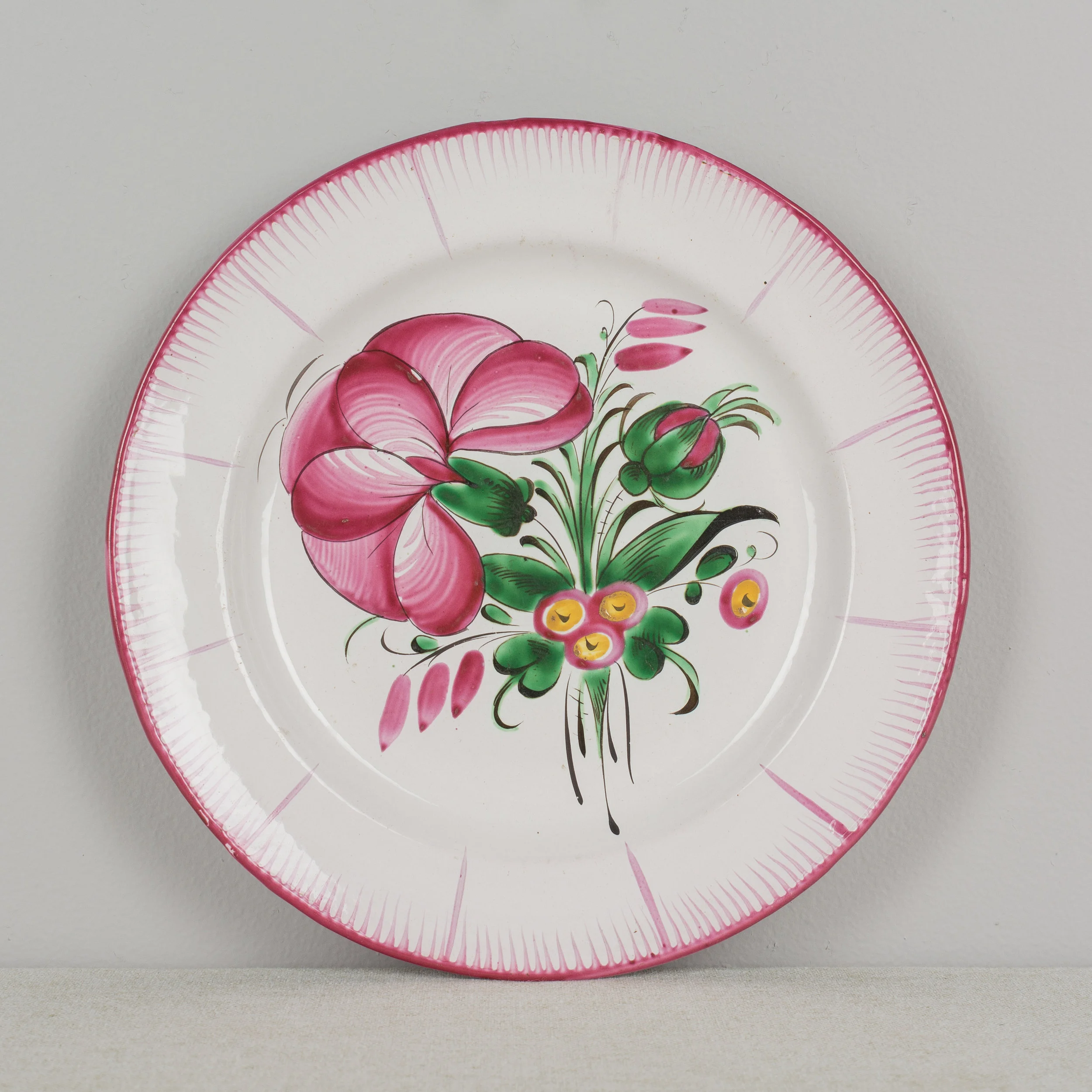 19th c. French Faience Plate