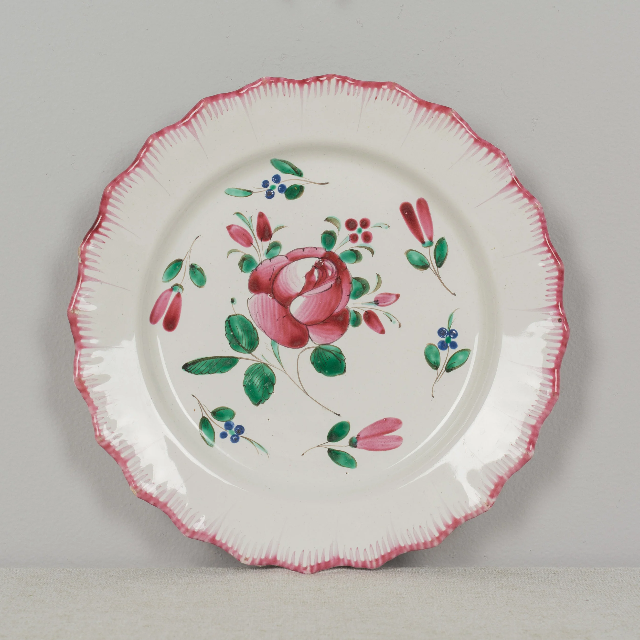 19th C. French Faience Plate