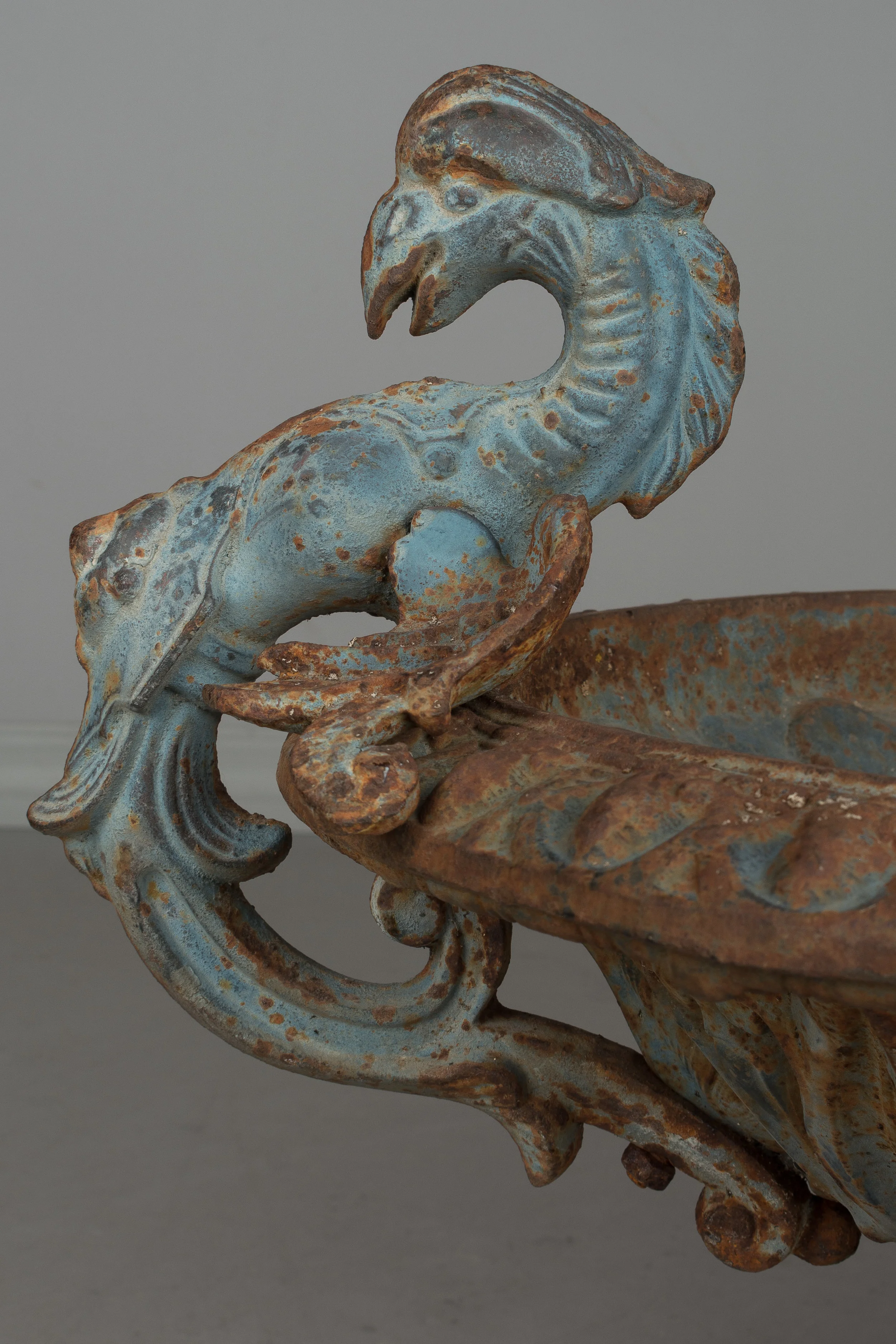 Pair of 19th Century French Cast Iron Urns