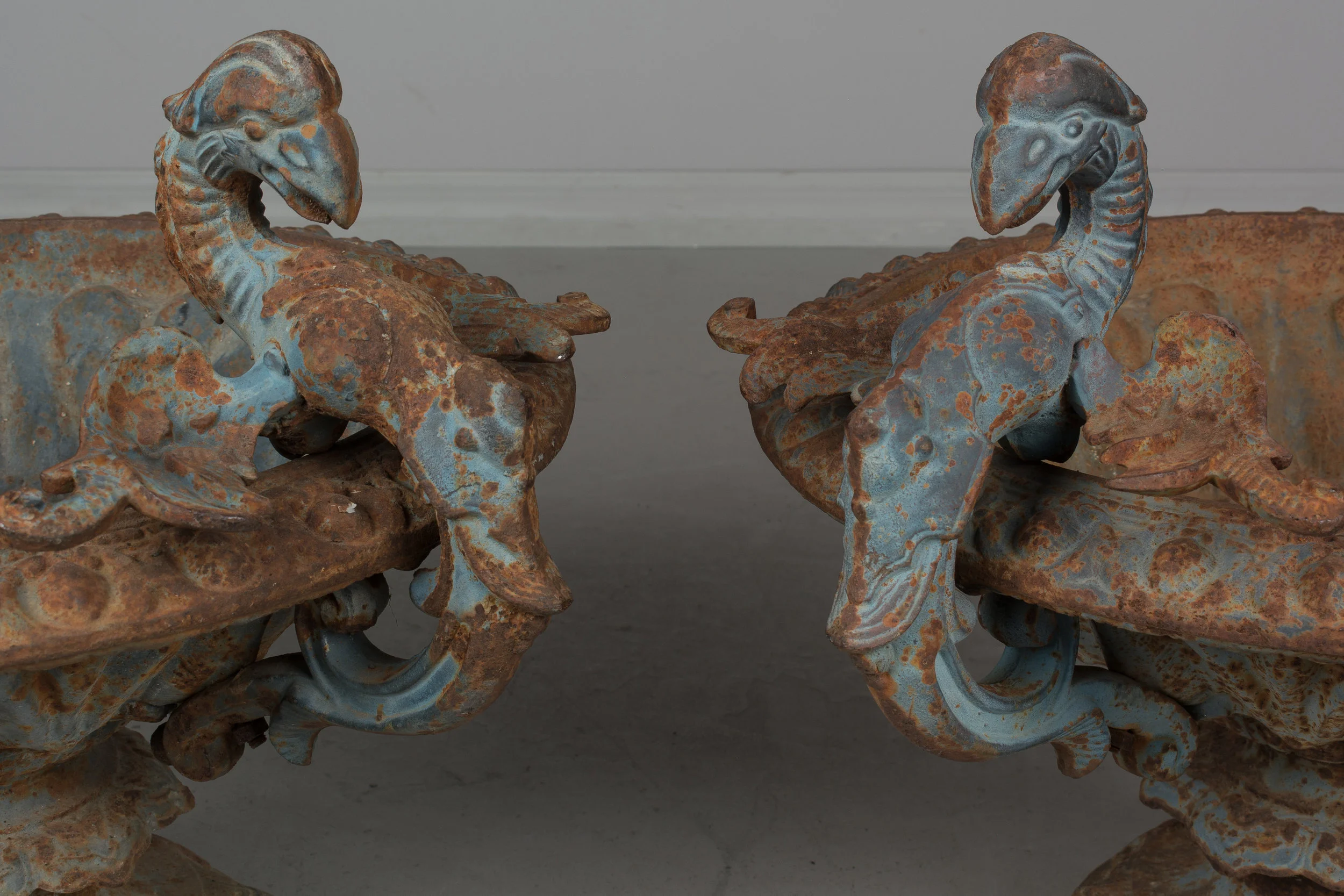 Copy of Pair of 19th Century French Cast Iron Urns