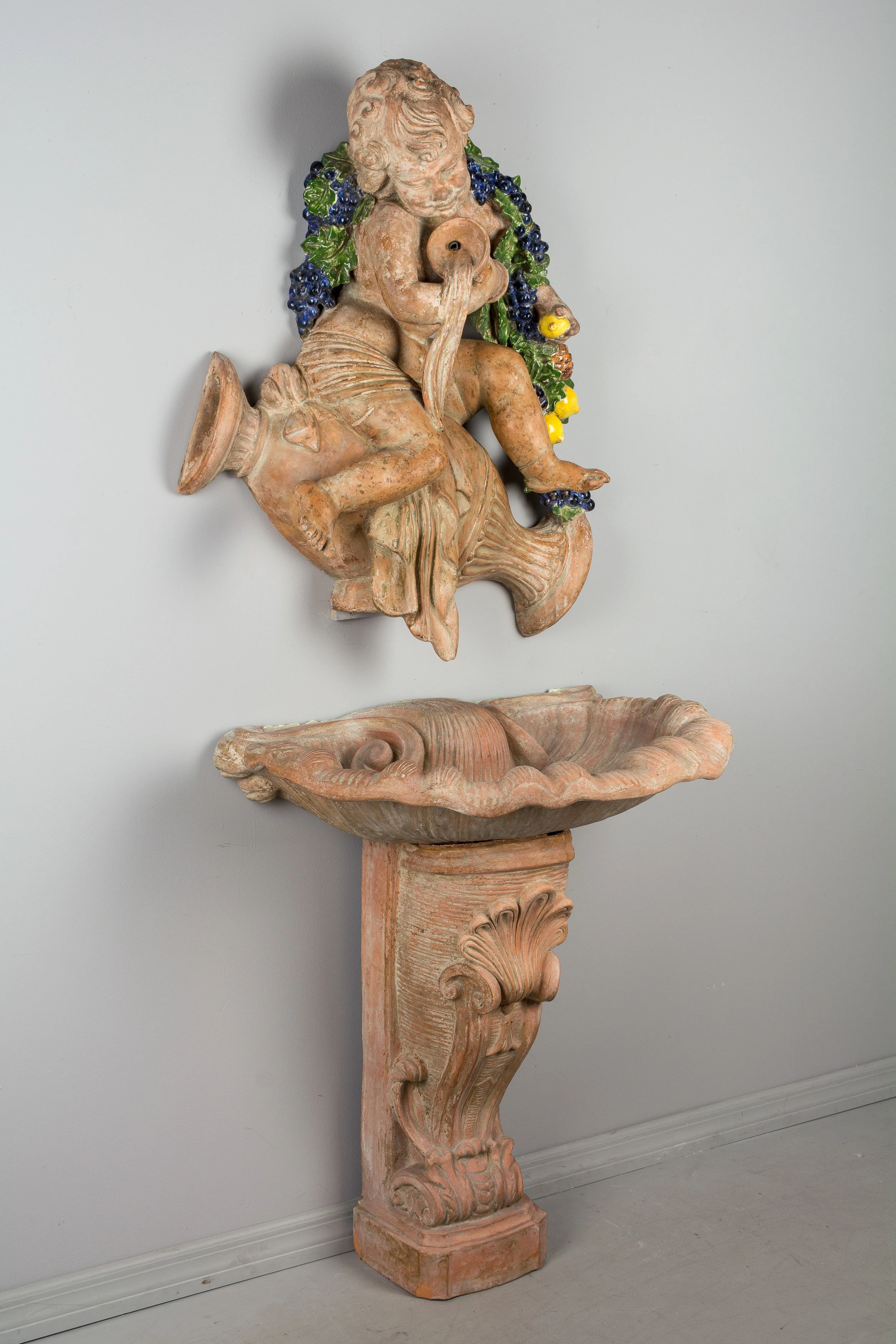 French Terracotta Fountain
