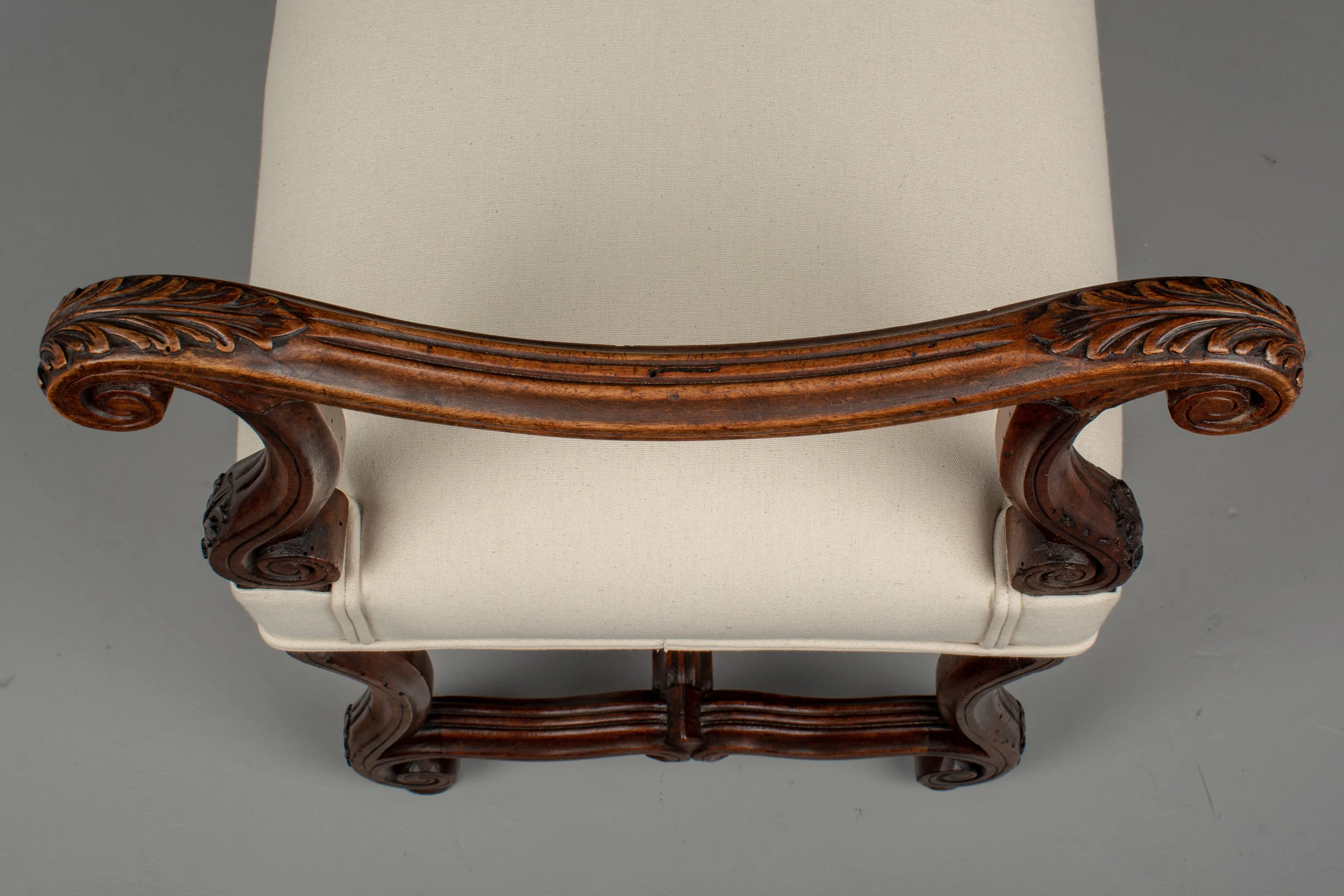 19th Century French Louis XIII Style Stool