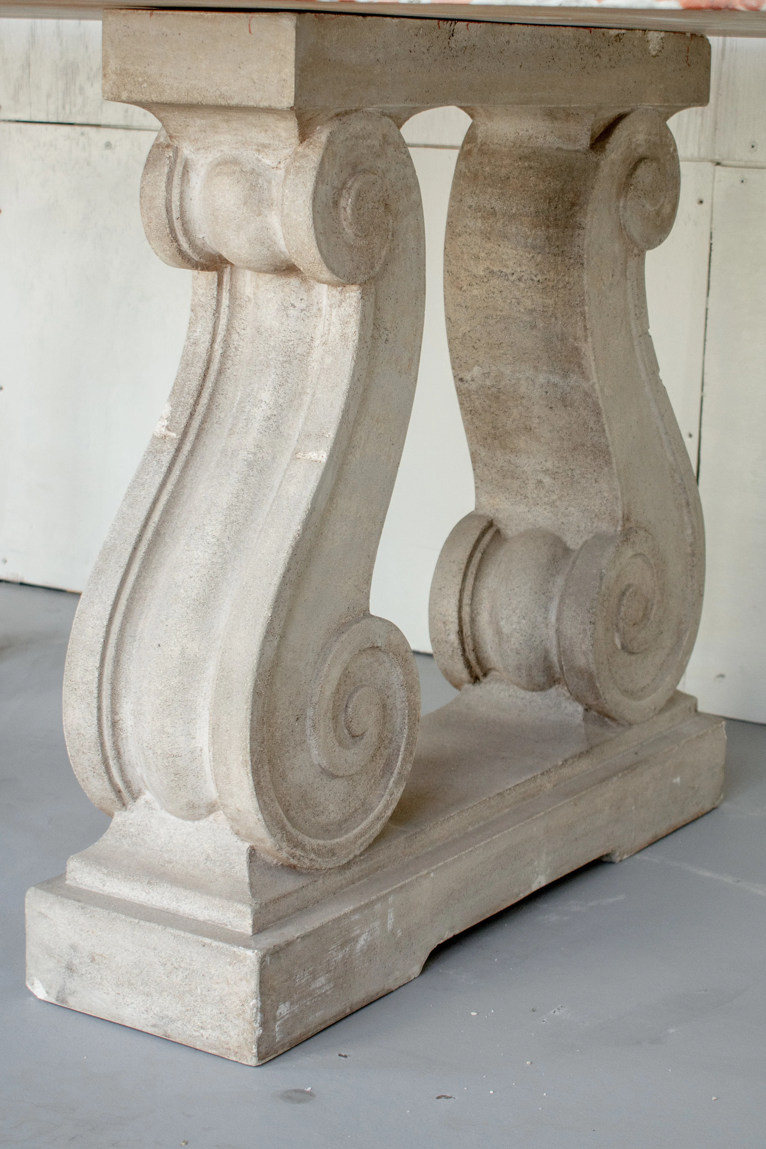French Marble-Top Center Table