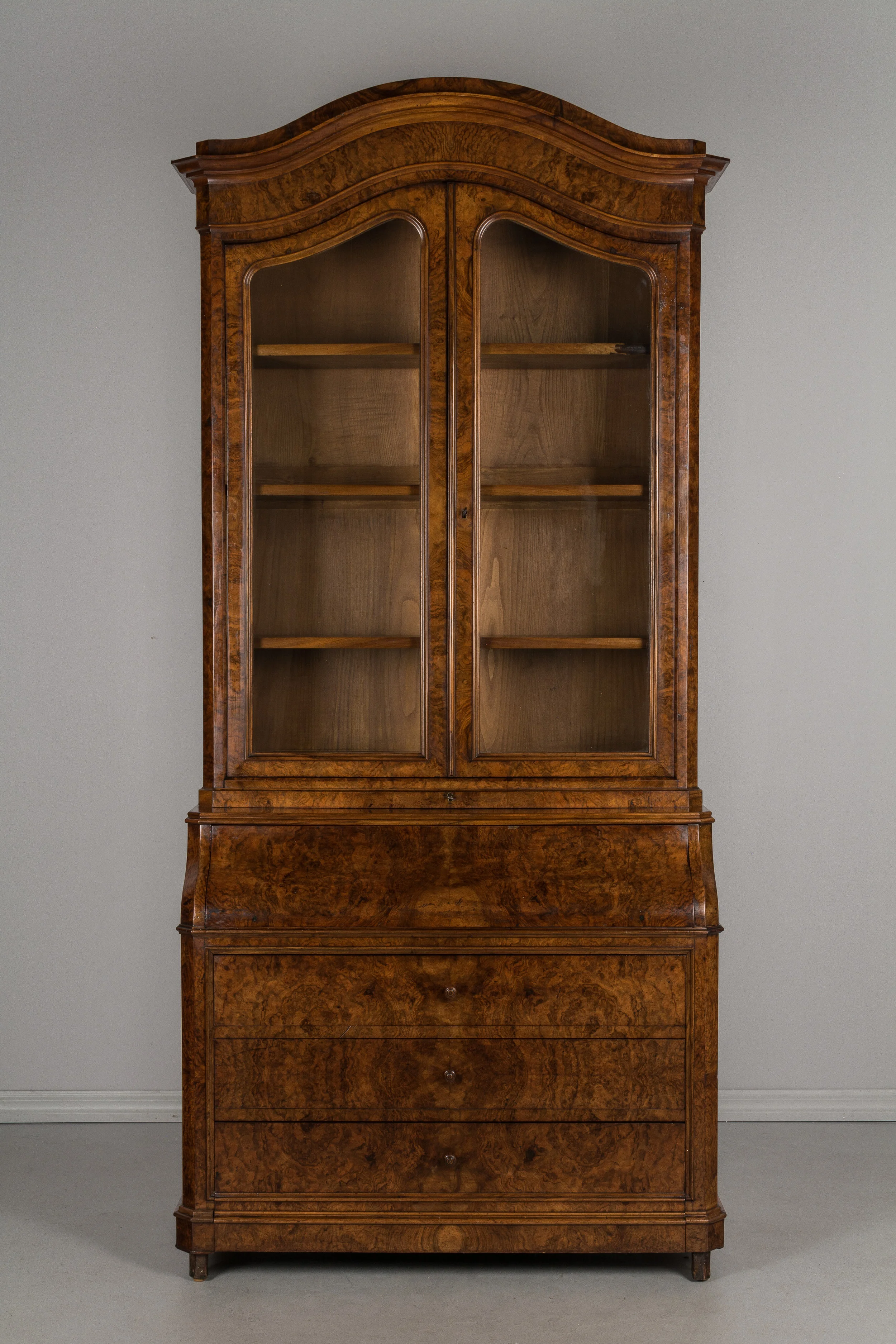 French Secretaire Bookcase