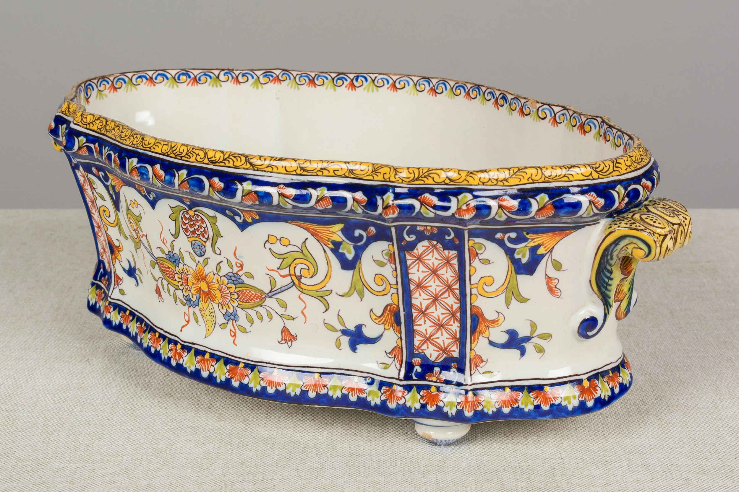 French Faience Desvres Jardiniere