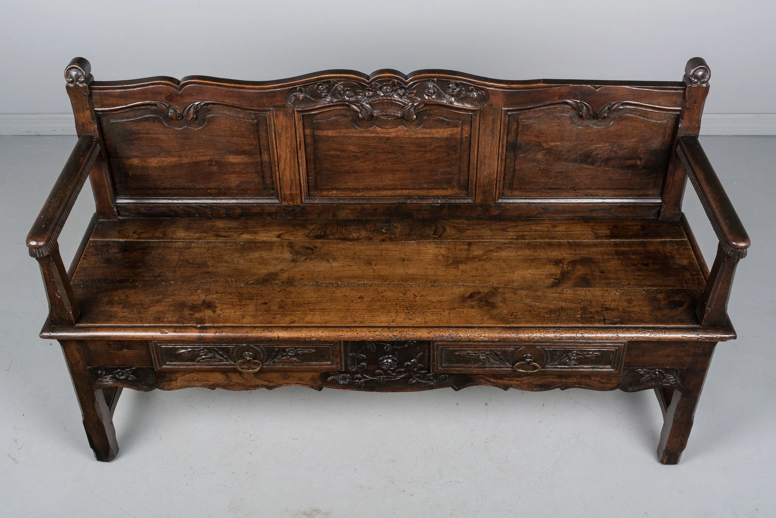 Country French Provencal Bench