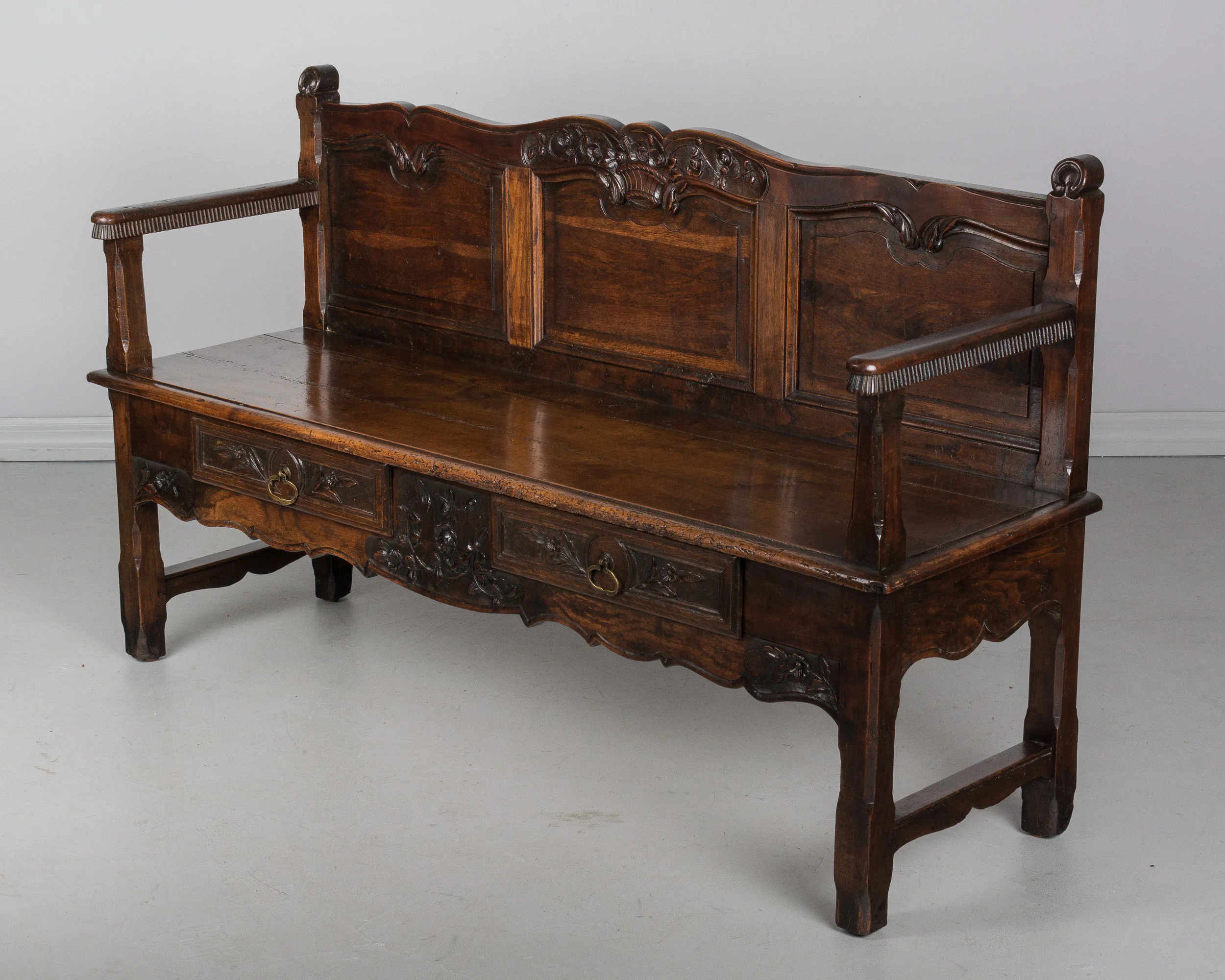 Country French Provencal Bench