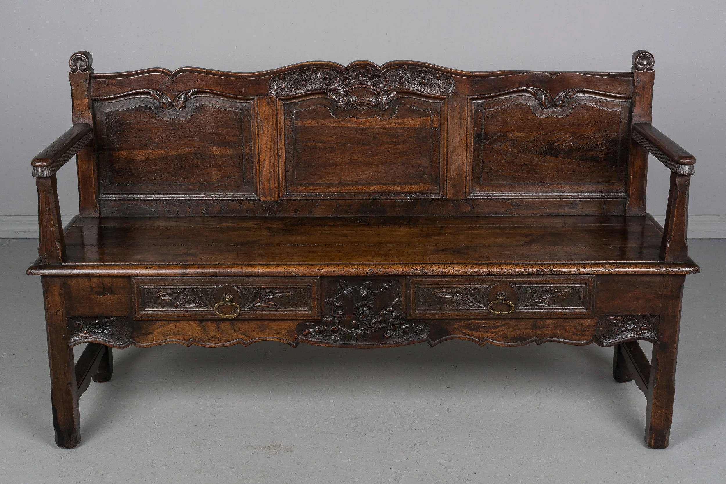 Country French Provencal Bench