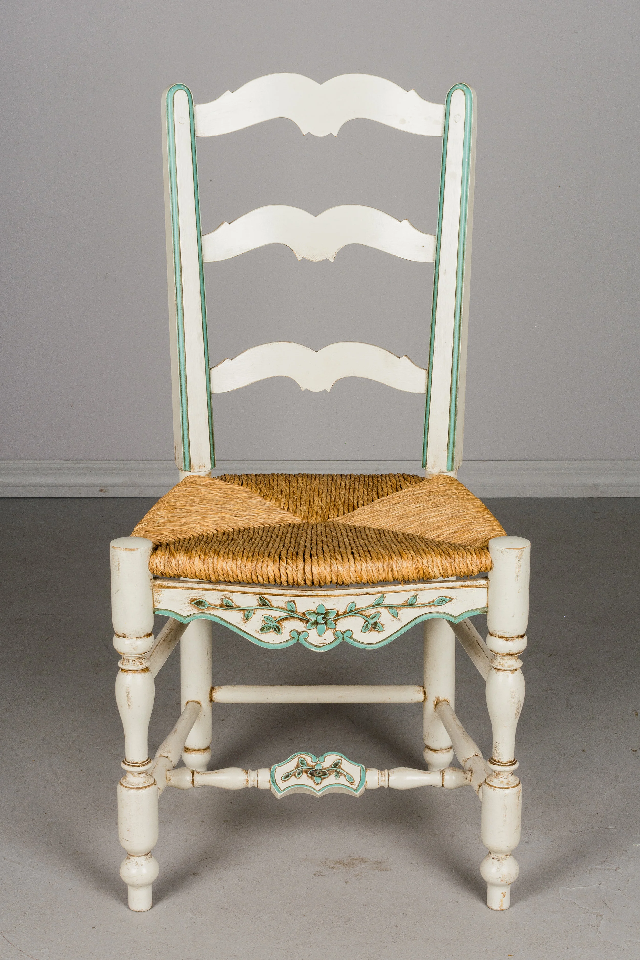 Set of Six Country French Dining Chairs