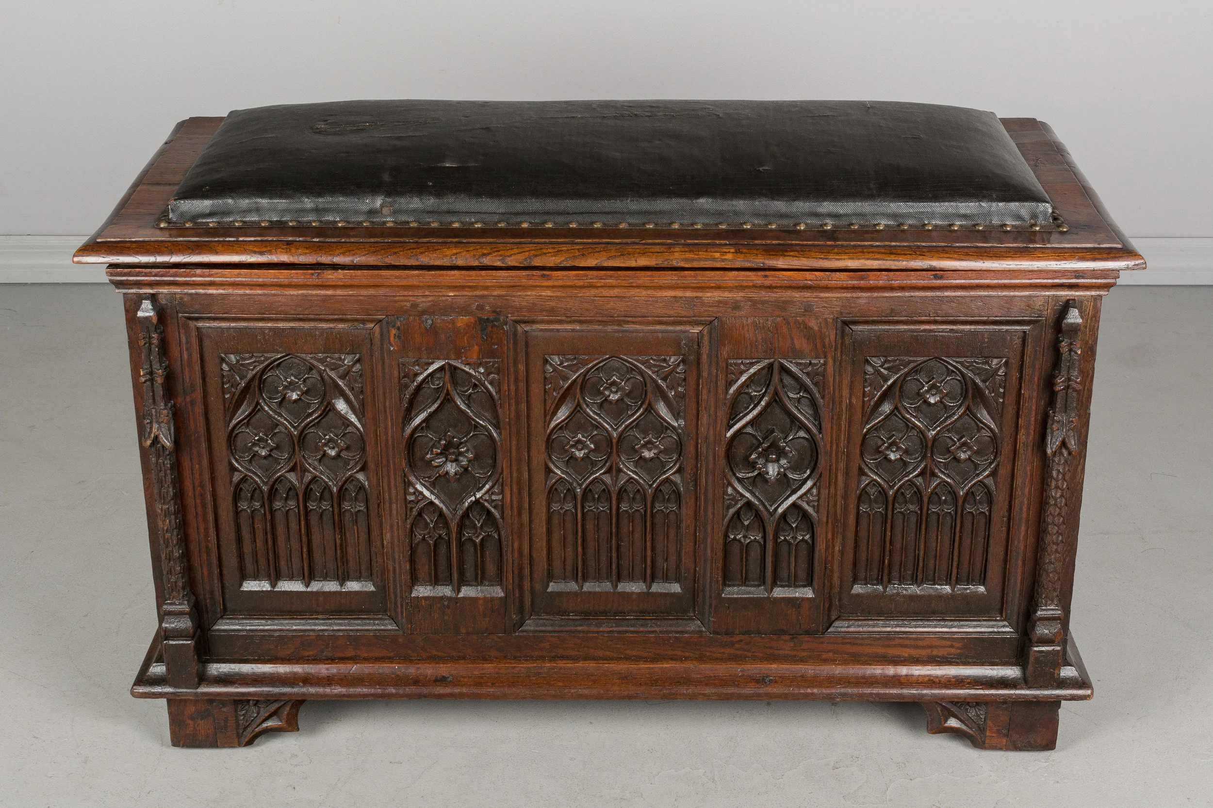 Gothic Revival Blanket Chest or Bench