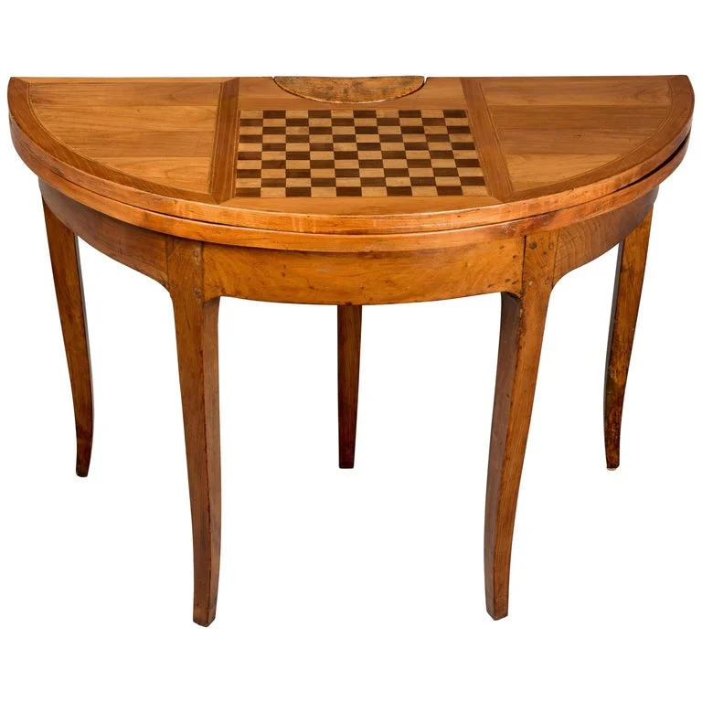 19th Century French Console Game Table