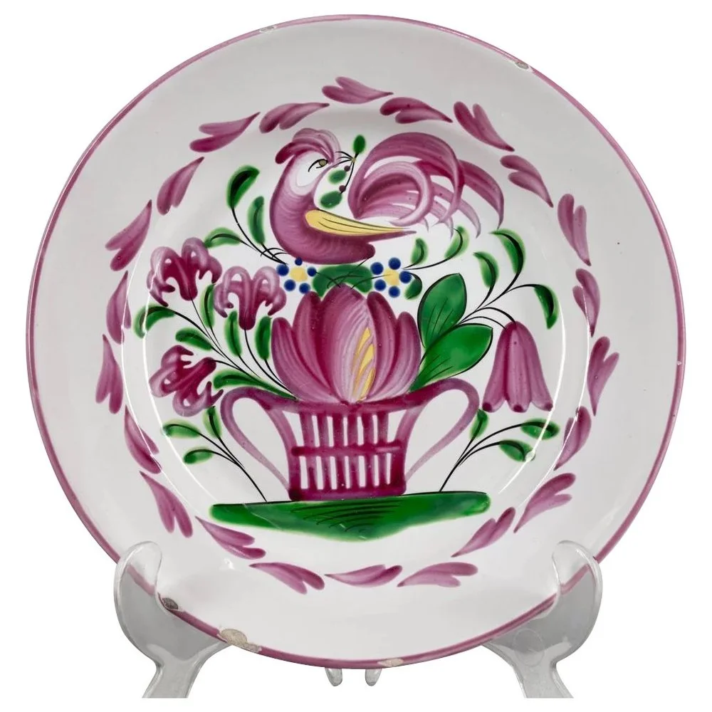 19th c. French Faience Plate