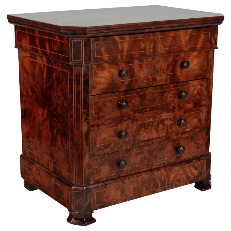 19th Century French Louis Philippe Miniature Commode or Sampler