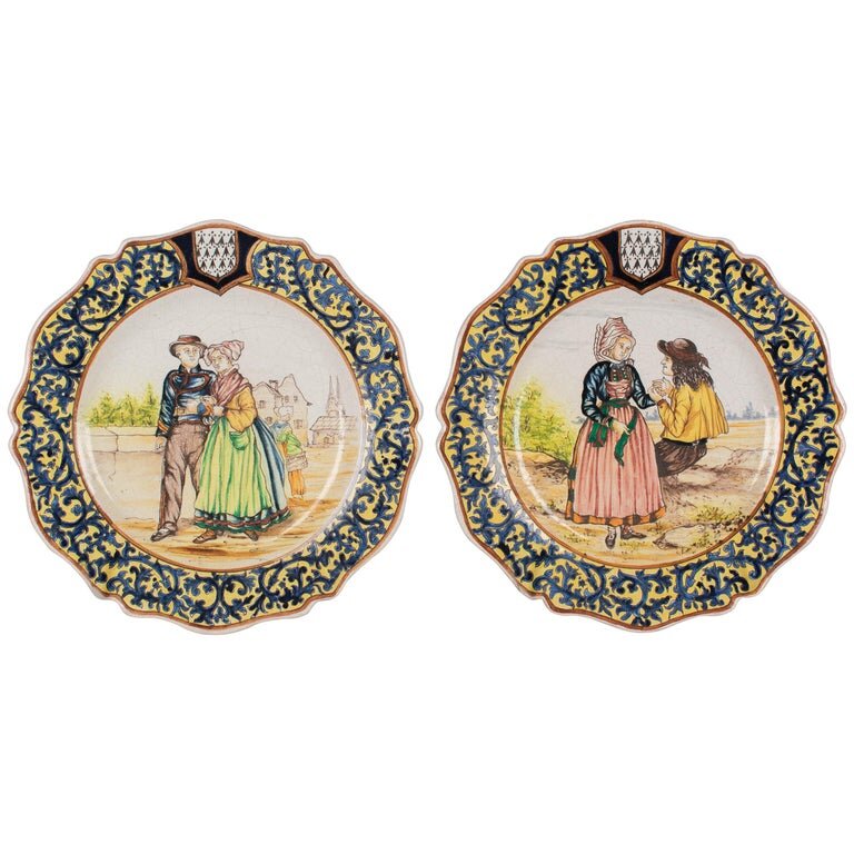 Olivier Fleury French Antiques-Antique French Ceramics for Sale