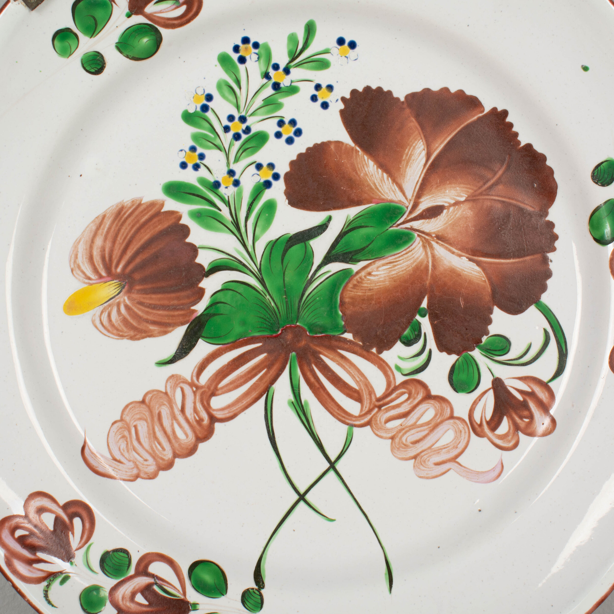 19th Century French Faience Decorative Plate