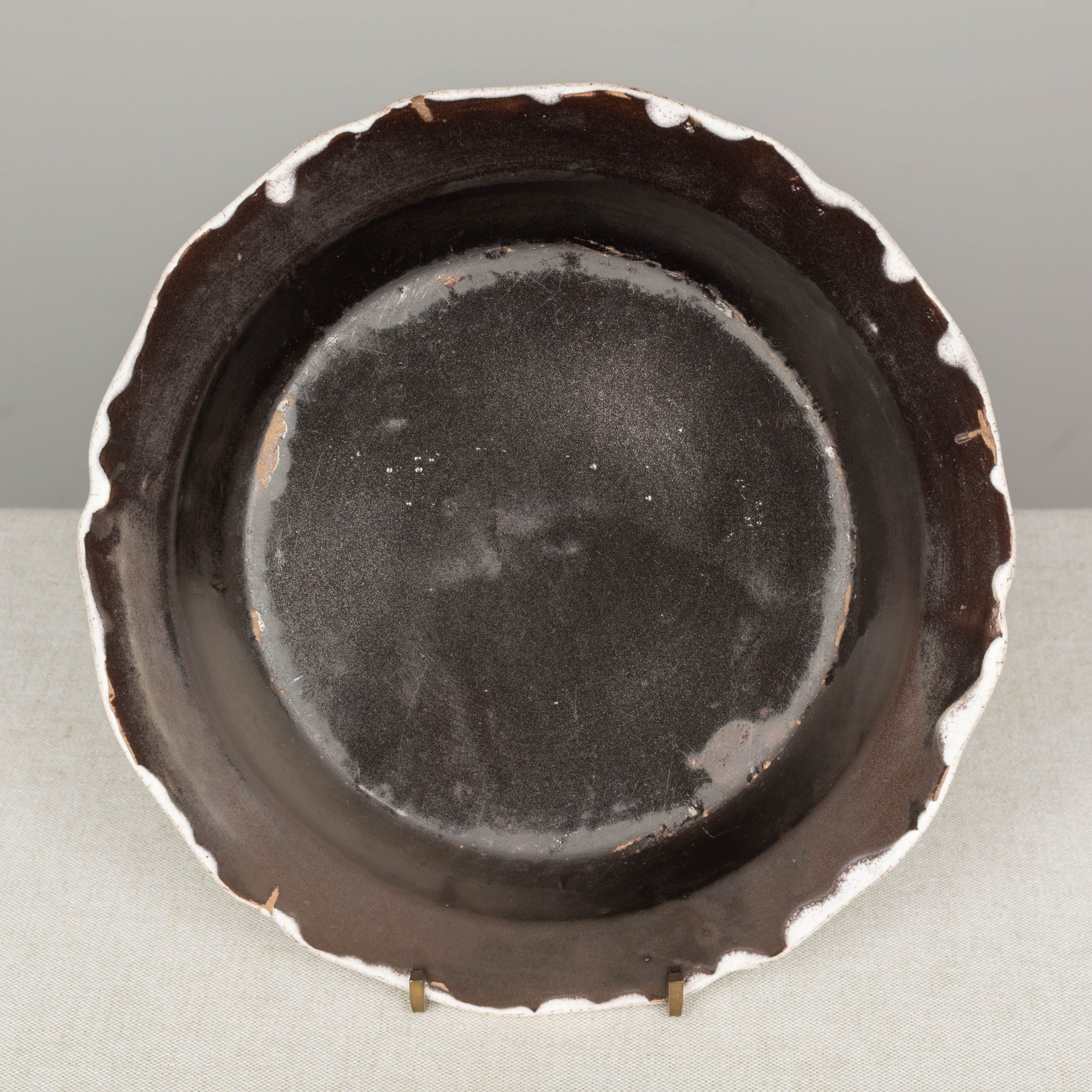 19th Century French Rouen Ceramic Plate