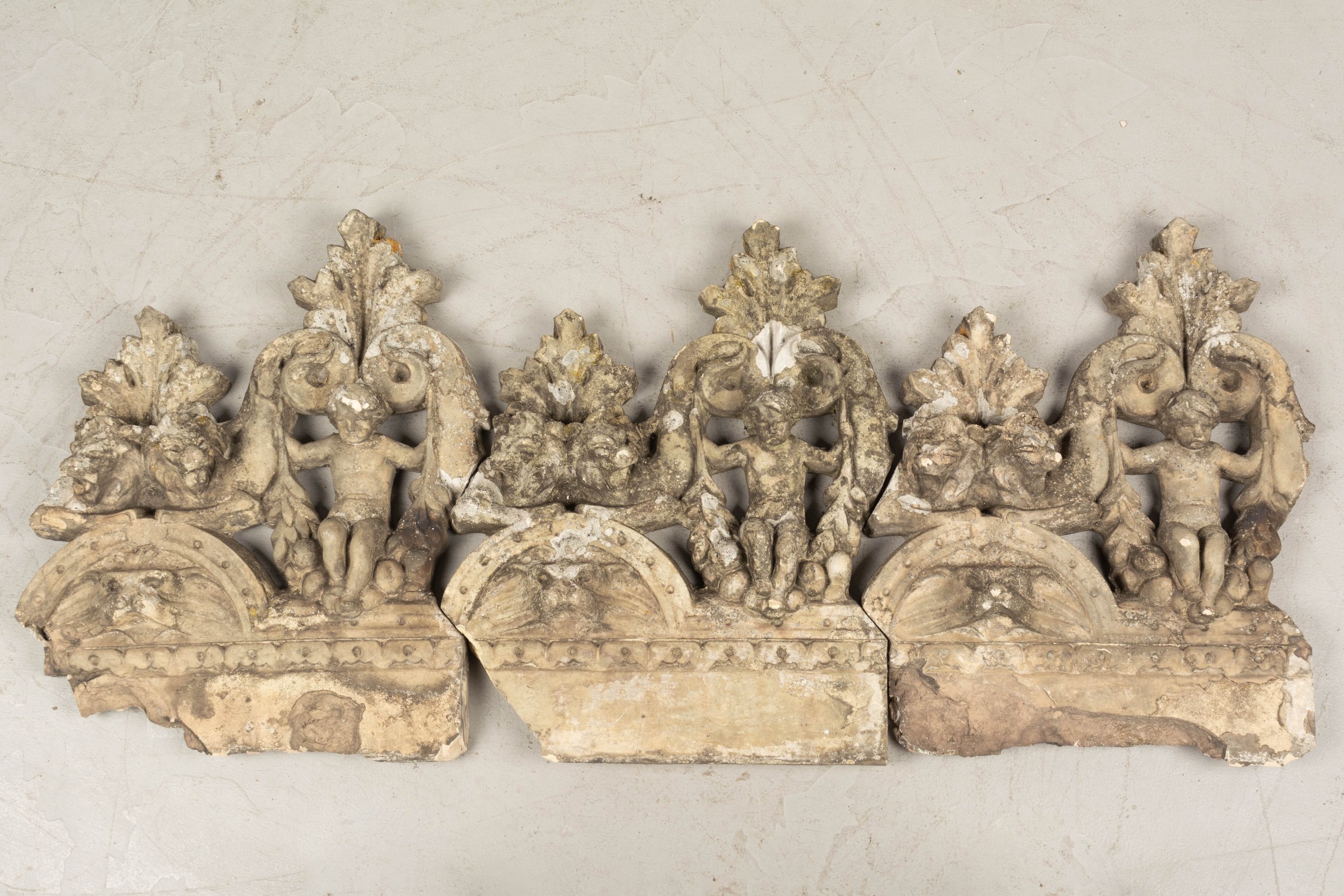 19th Century French Terracotta Garden Tiles, Set of 12