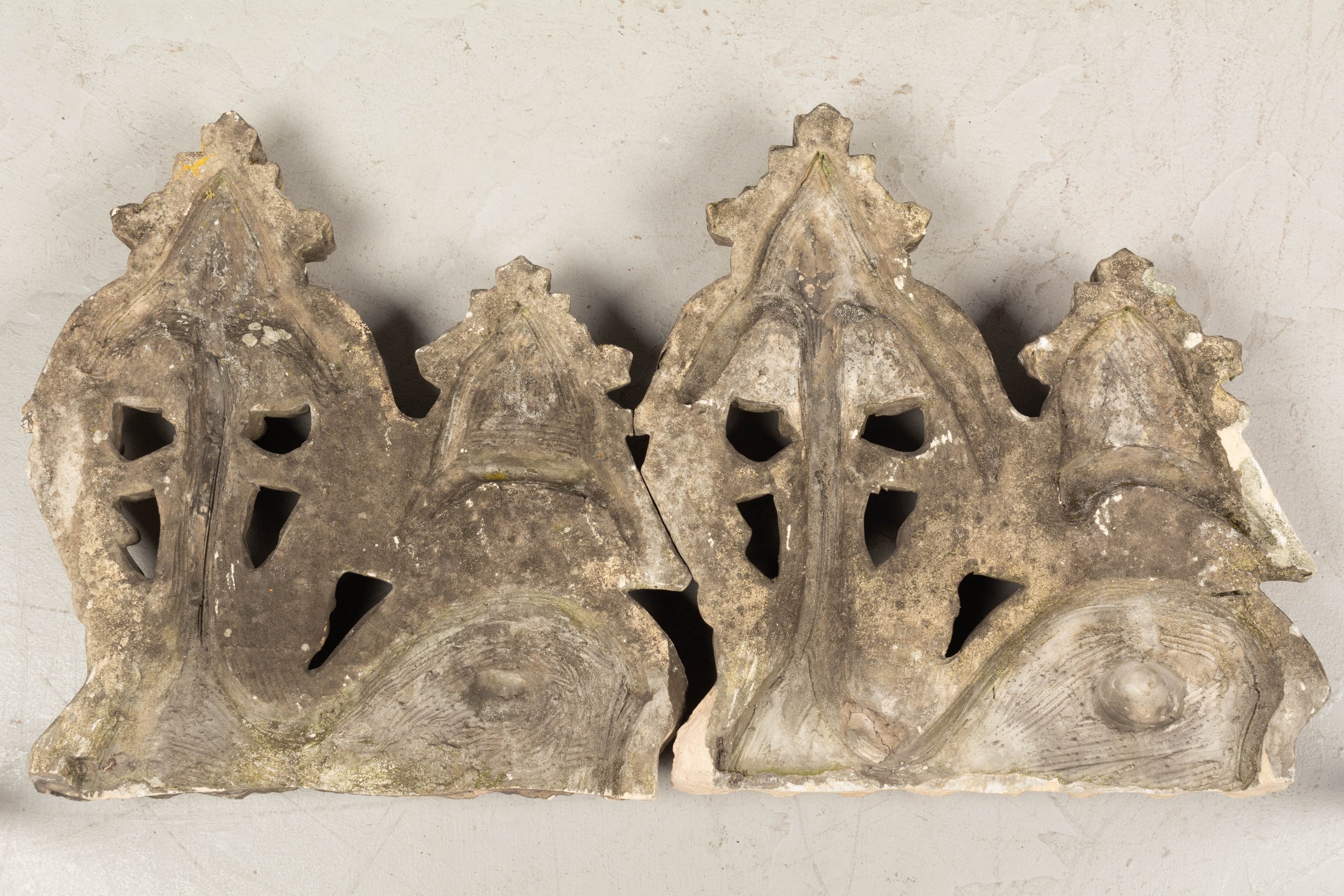 19th Century French Terracotta Garden Tiles, Set of 12