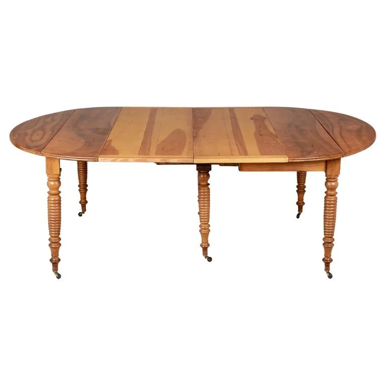 19th Century French Louis Philippe Extension Dining Table