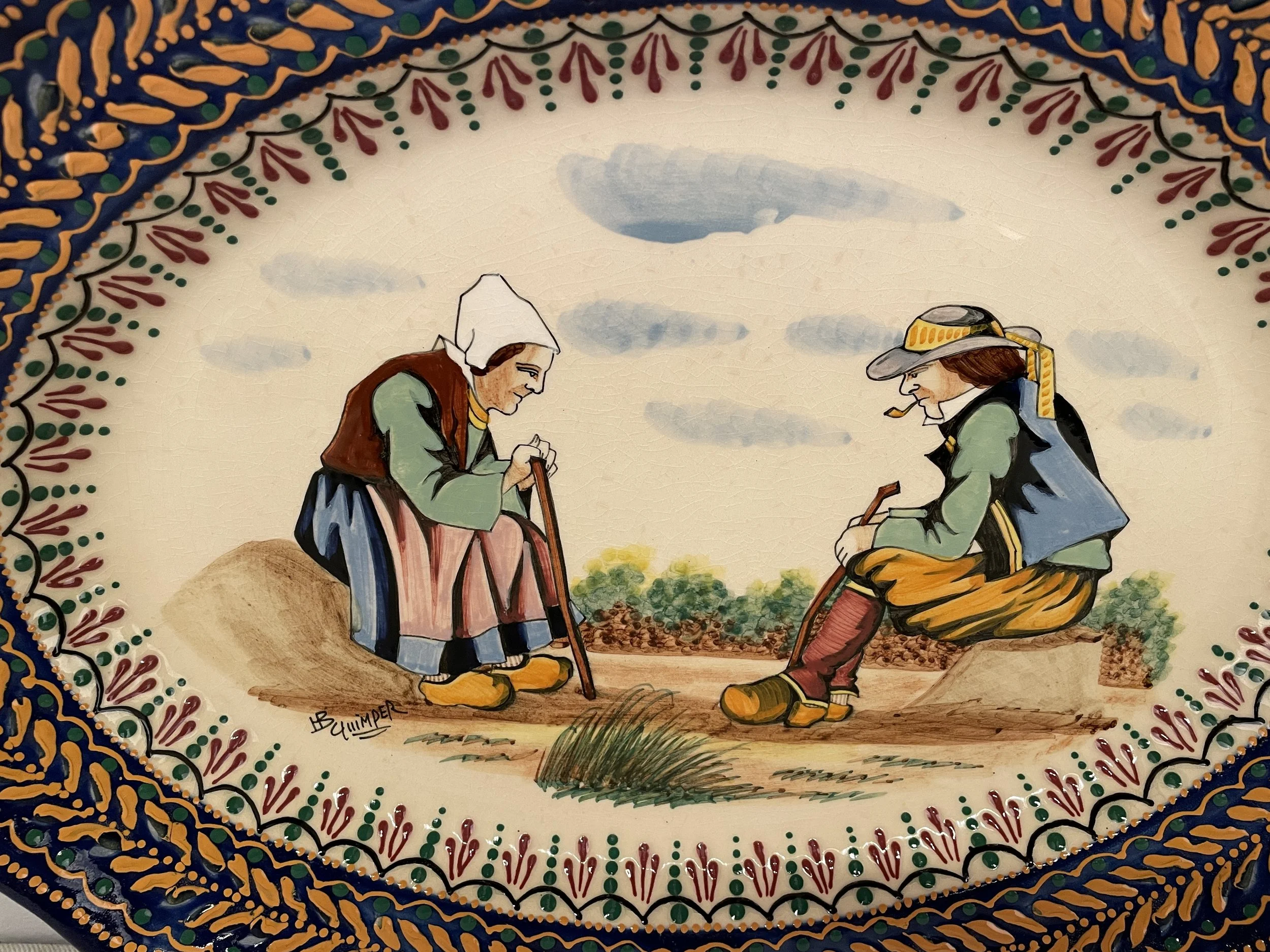 Olivier Fleury French Antiques-Antique French Ceramics for Sale