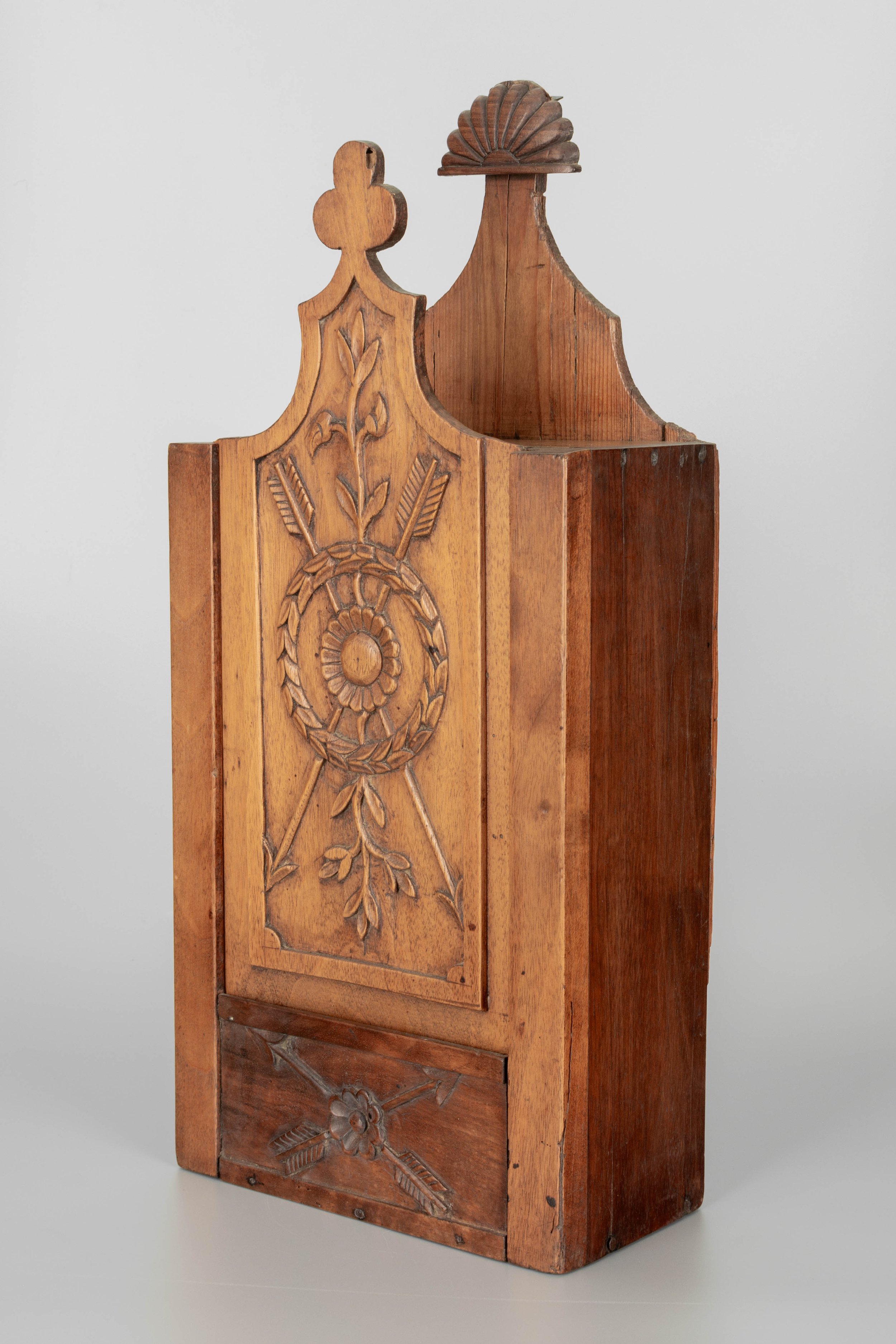19th Century French Provencal Walnut Fariniere Box