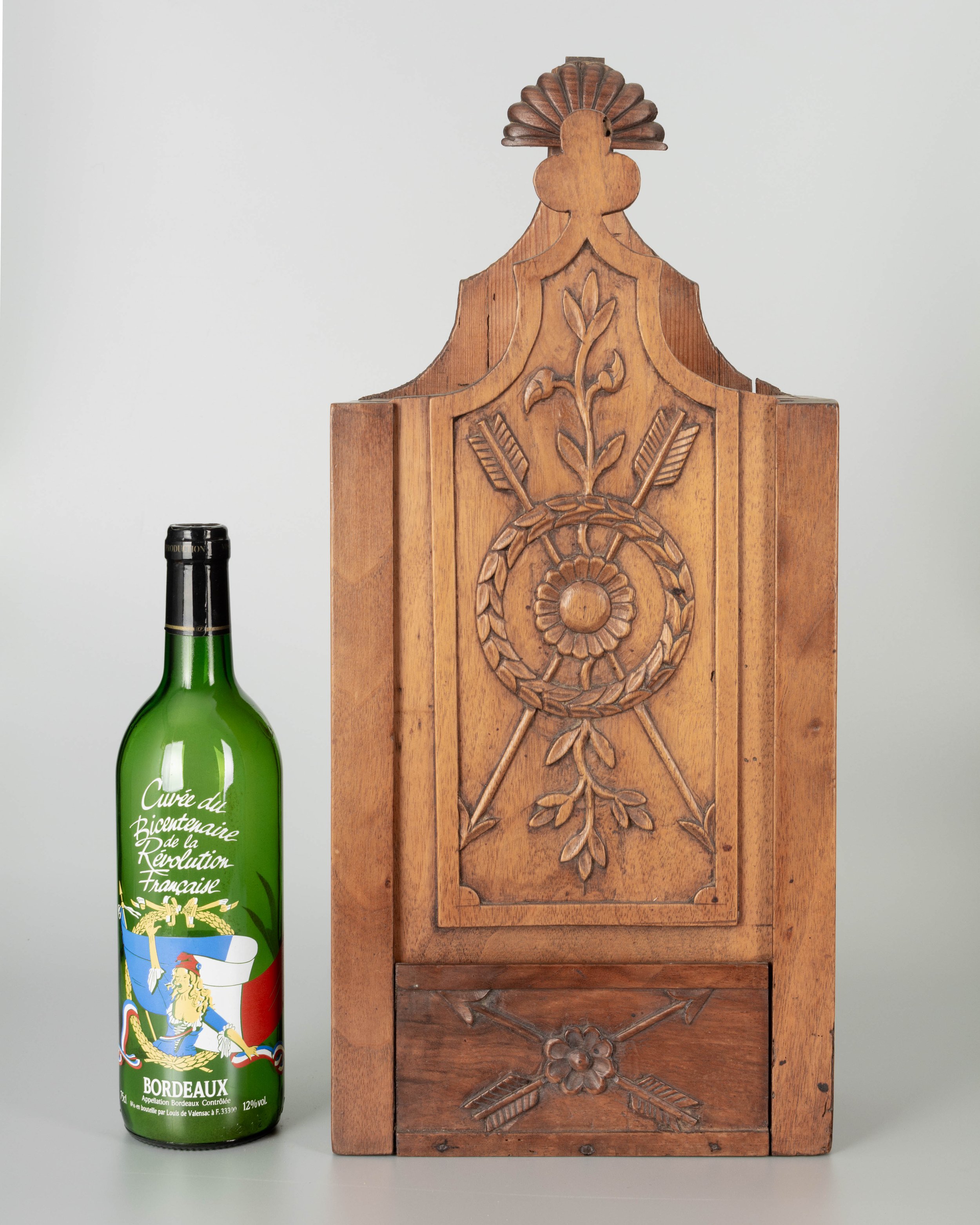 19th Century French Provencal Walnut Fariniere Box