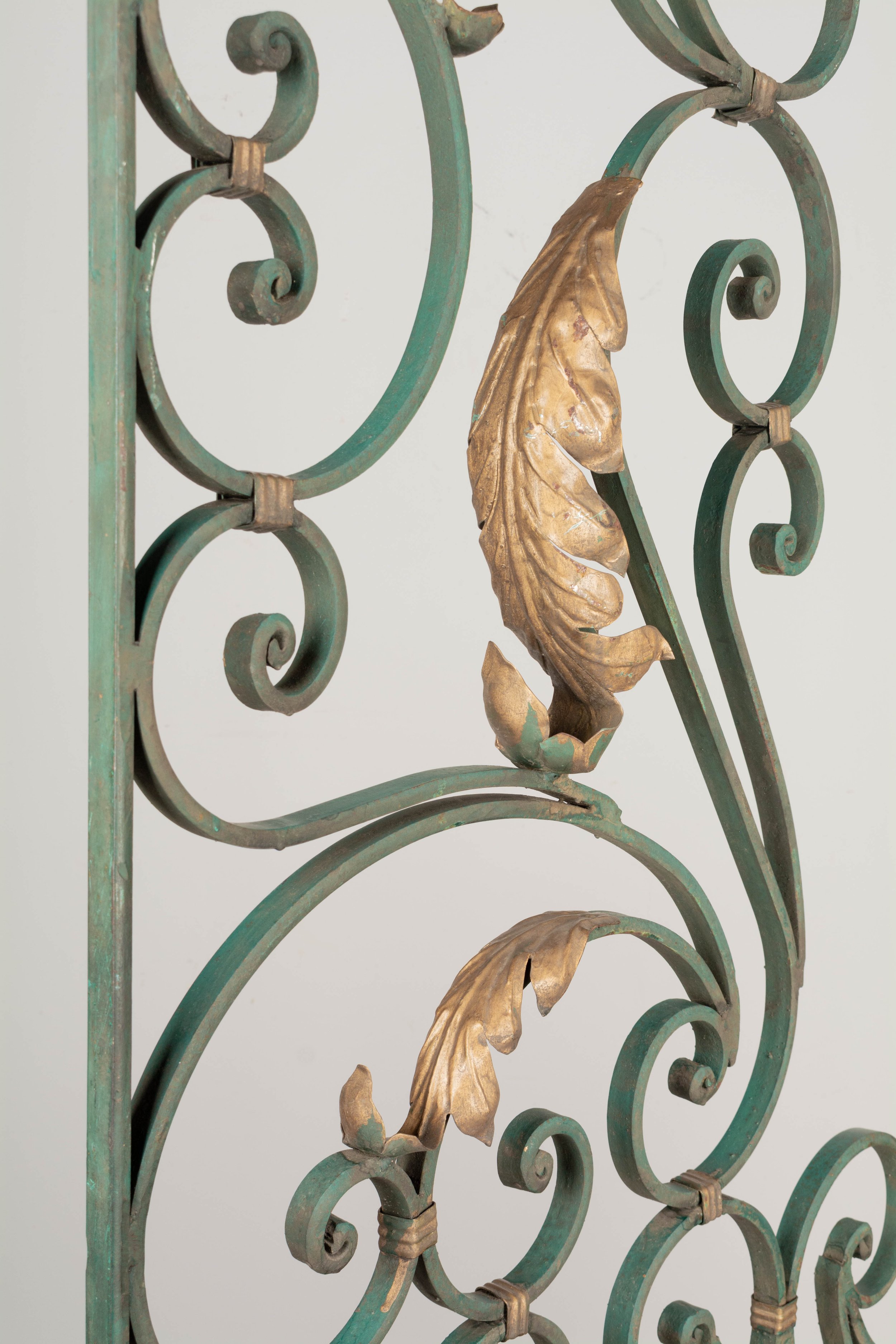 Pair of French Wrought Iron Screens or Room Dividers
